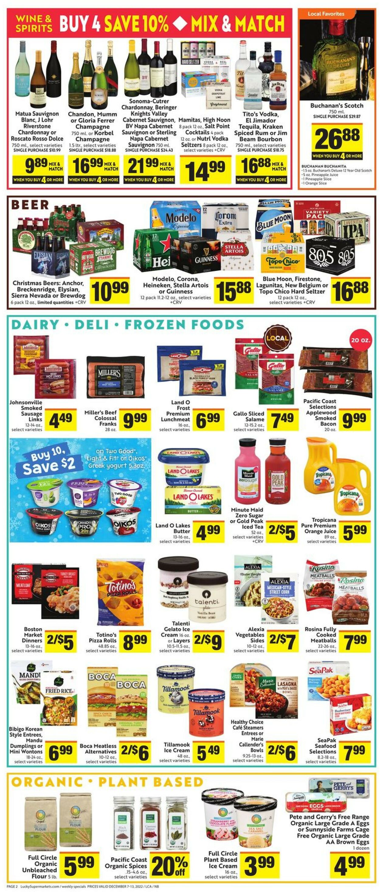 Lucky Supermarkets Weekly Ad Circular - valid 12/07-12/13/2022 (Page 2)