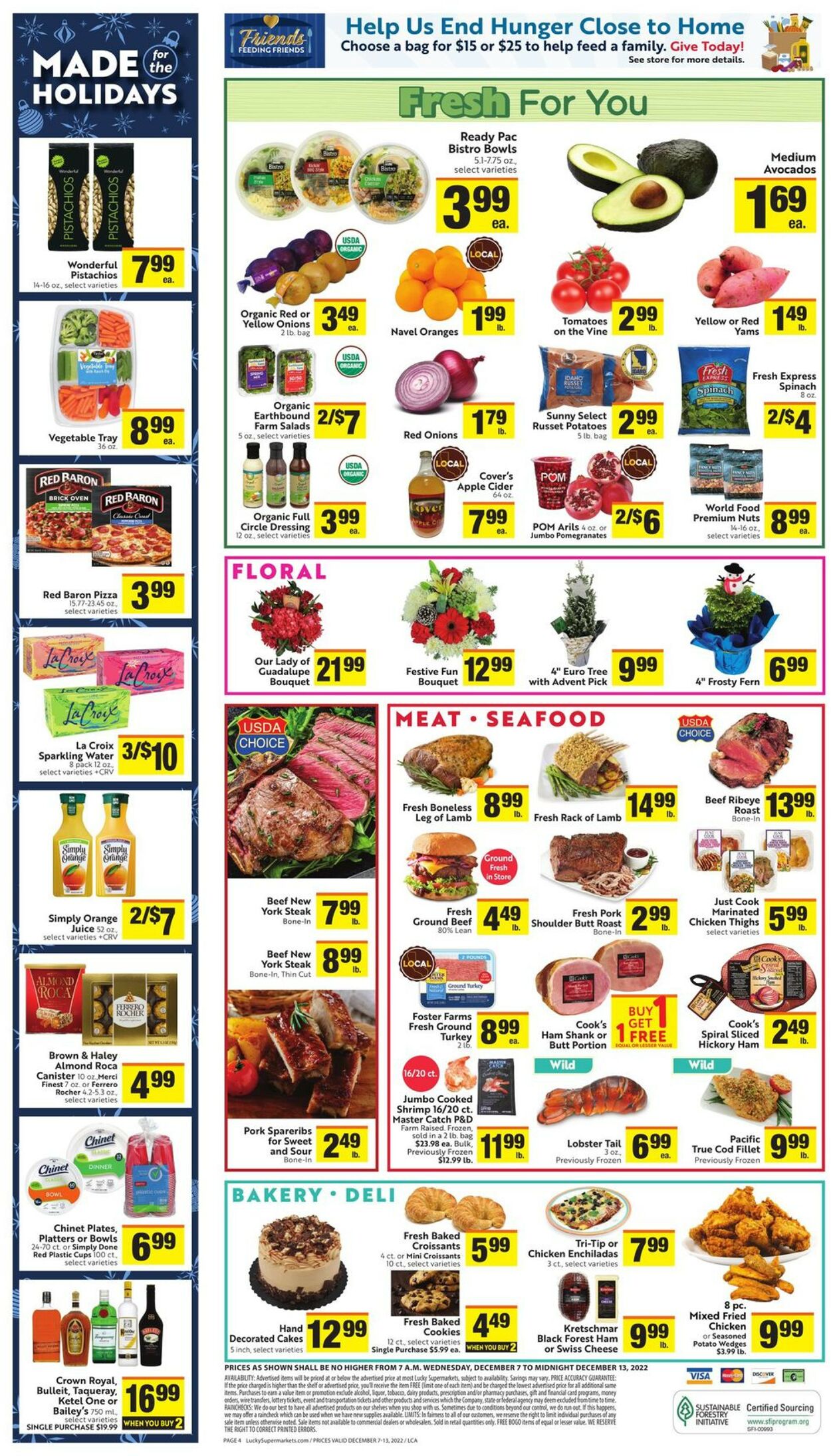 Lucky Supermarkets Weekly Ad Circular - valid 12/07-12/13/2022 (Page 4)