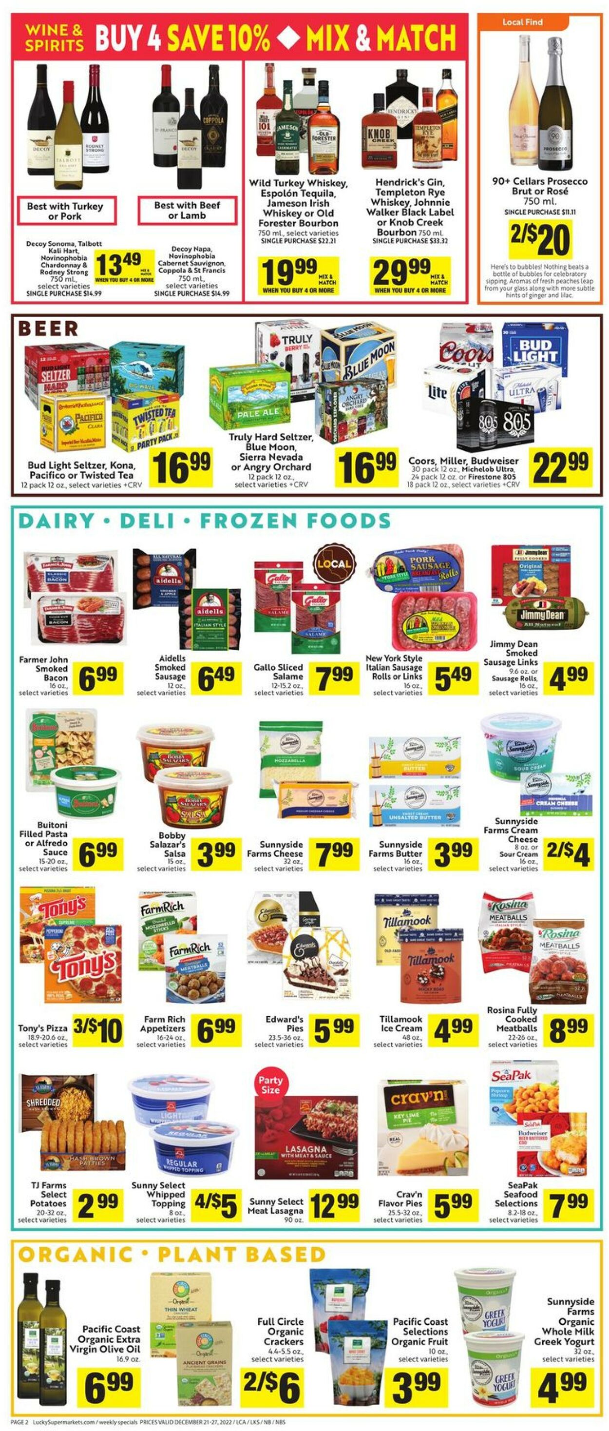Lucky Supermarkets Weekly Ad Circular - valid 12/21-12/27/2022 (Page 2)