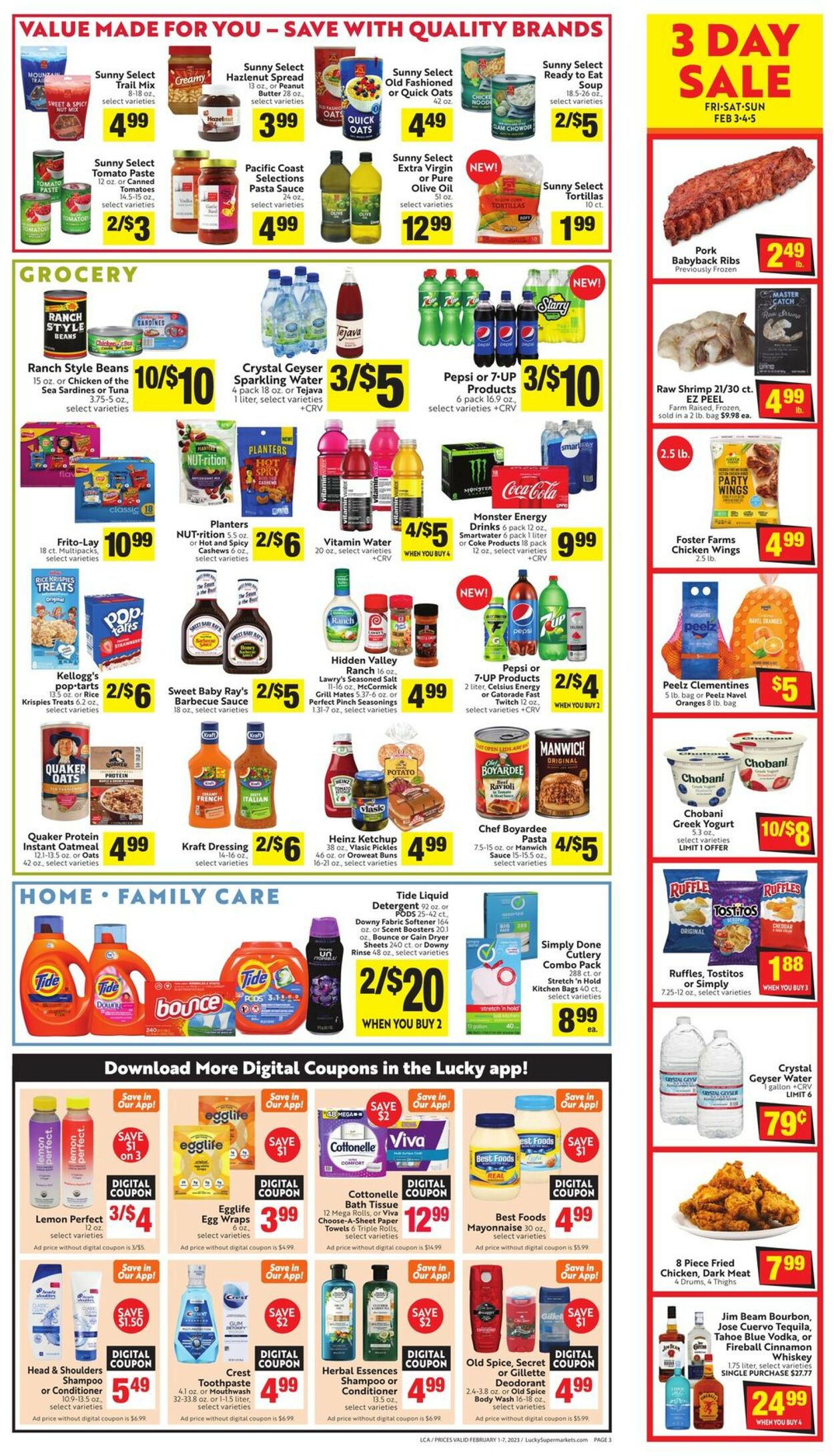 Lucky Supermarkets Weekly Ad Circular - valid 02/01-02/07/2023 (Page 3)