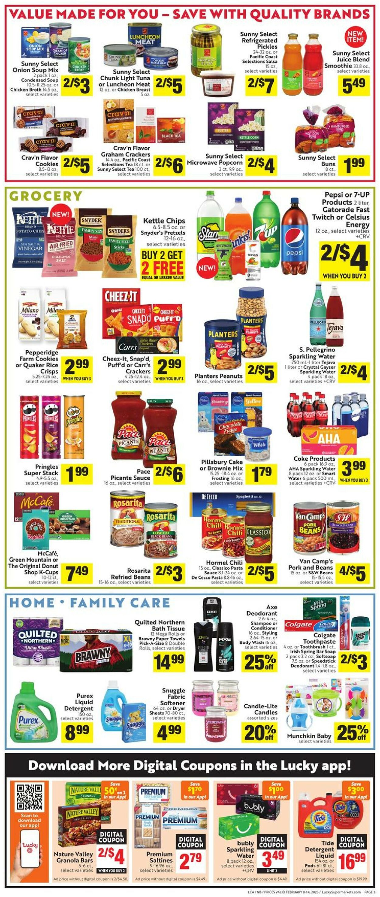 Lucky Supermarkets Weekly Ad Circular - valid 02/08-02/14/2023 (Page 3)