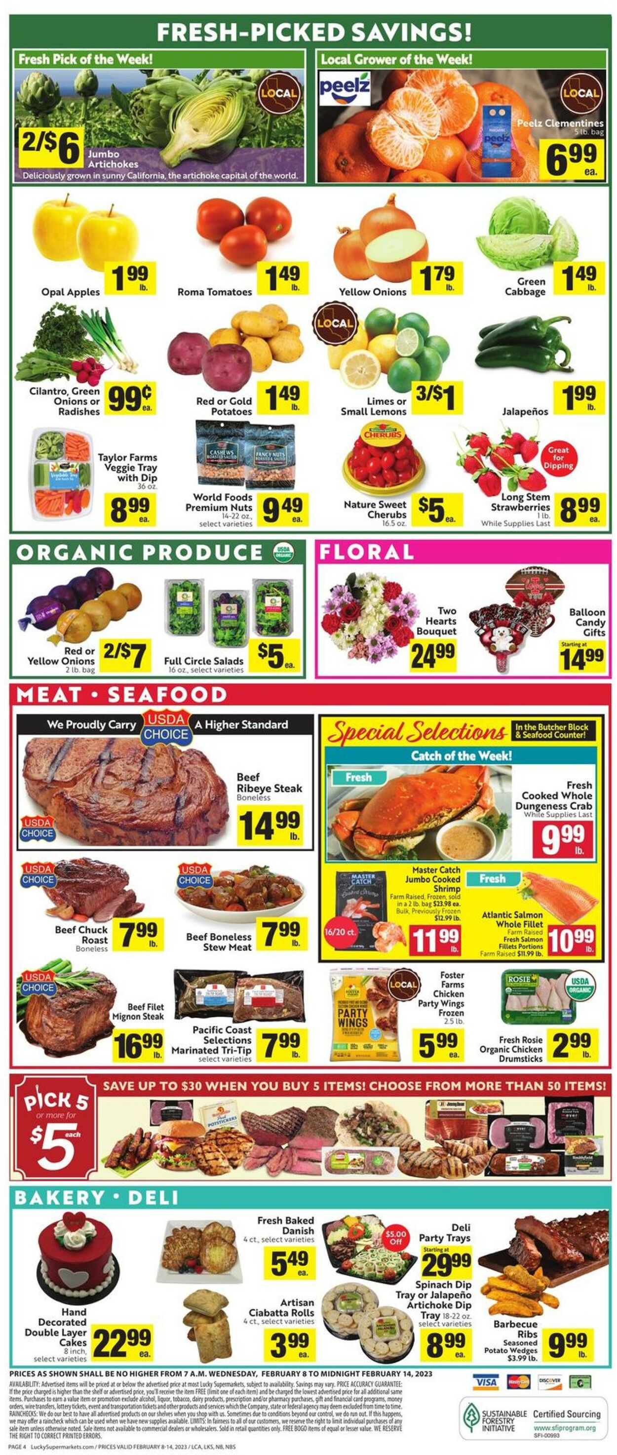 Lucky Supermarkets Weekly Ad Circular - valid 02/08-02/14/2023 (Page 4)