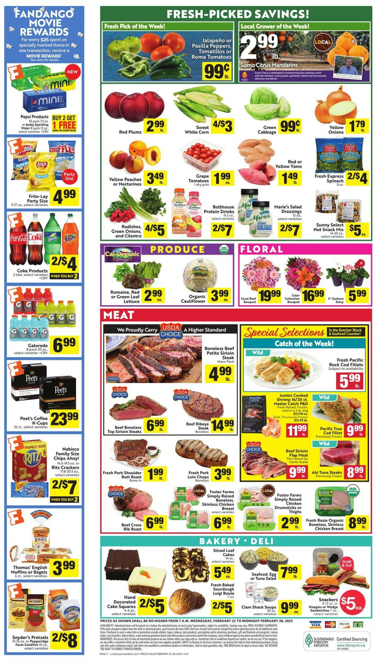 Lucky Supermarkets Weekly Ad Circular - valid 02/22-02/28/2023 (Page 4)
