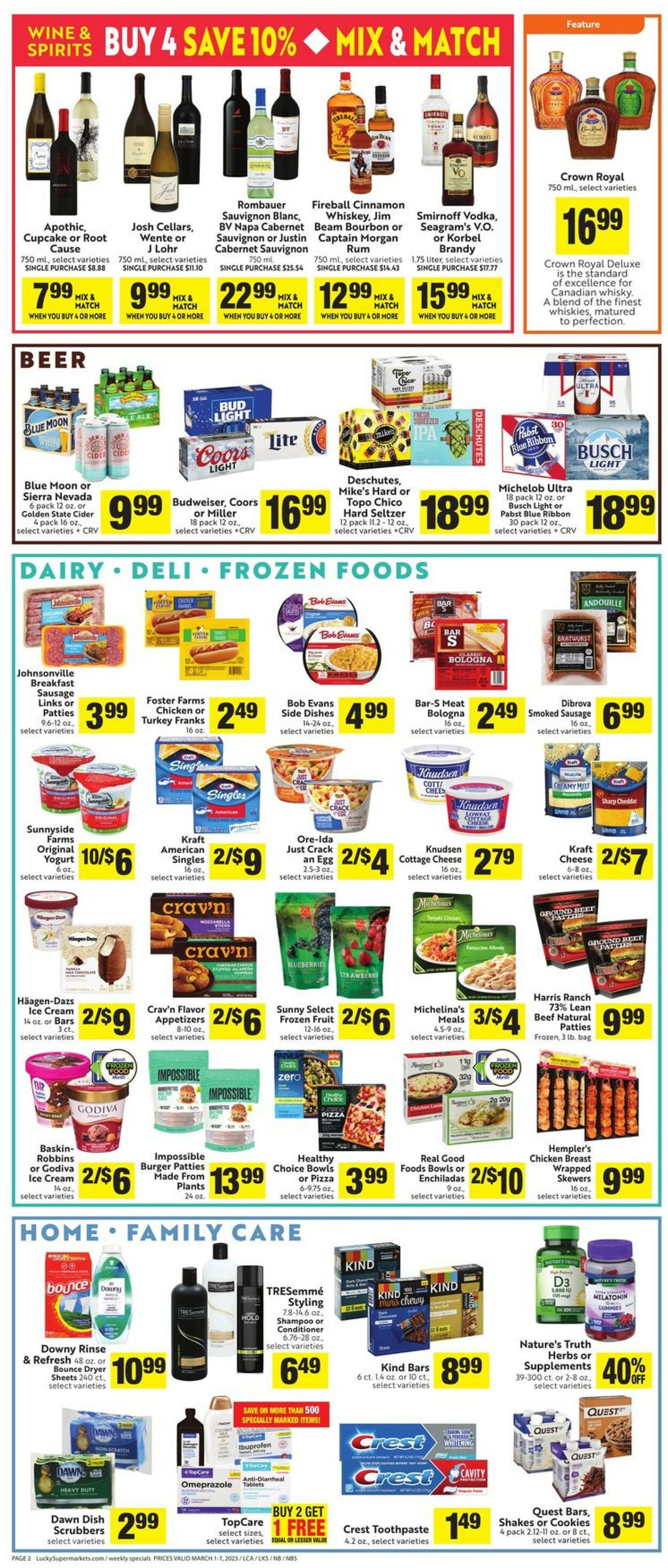 Lucky Supermarkets Weekly Ad Circular - valid 03/01-03/07/2023 (Page 2)