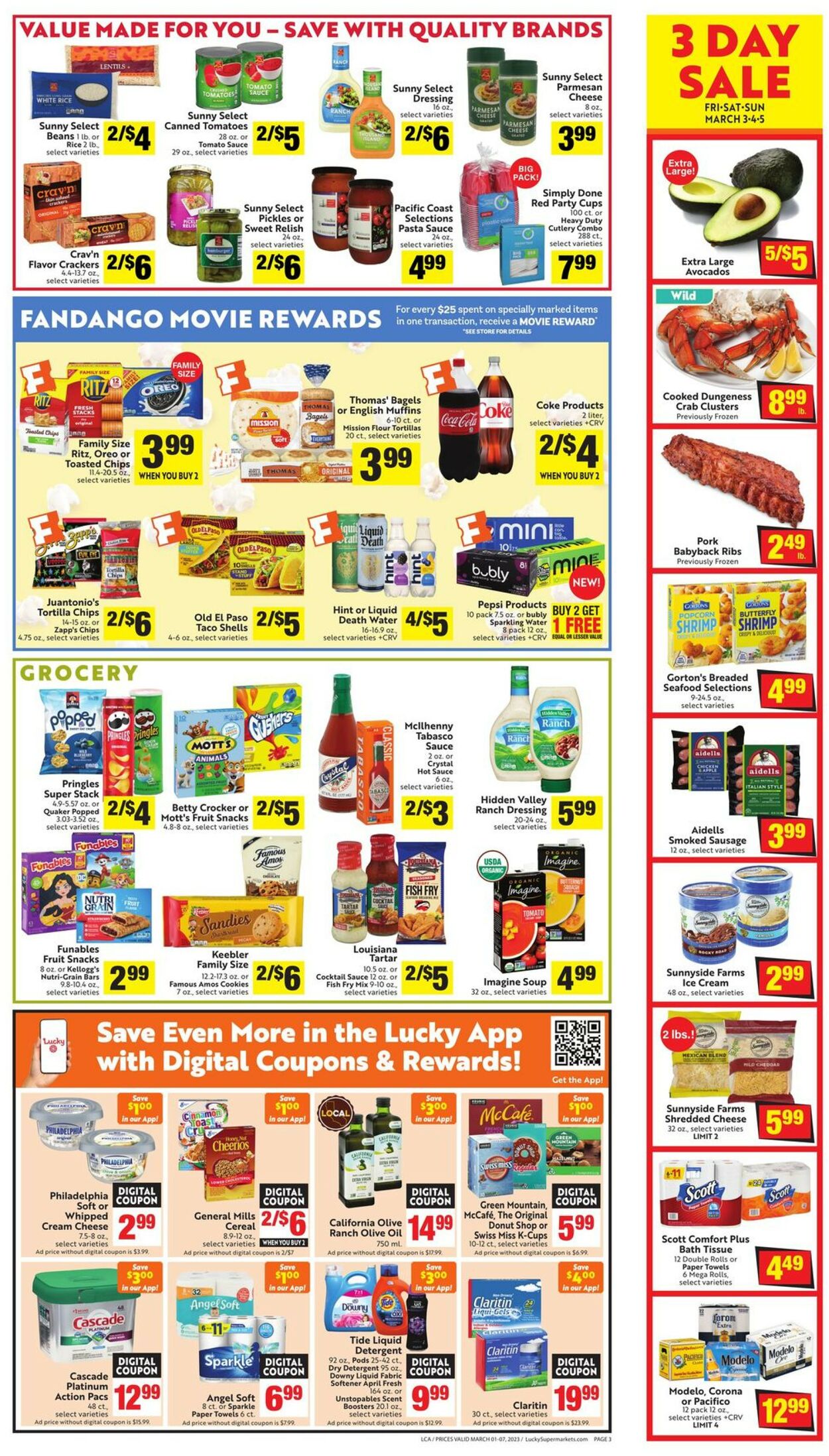 Lucky Supermarkets Weekly Ad Circular - valid 03/01-03/07/2023 (Page 3)