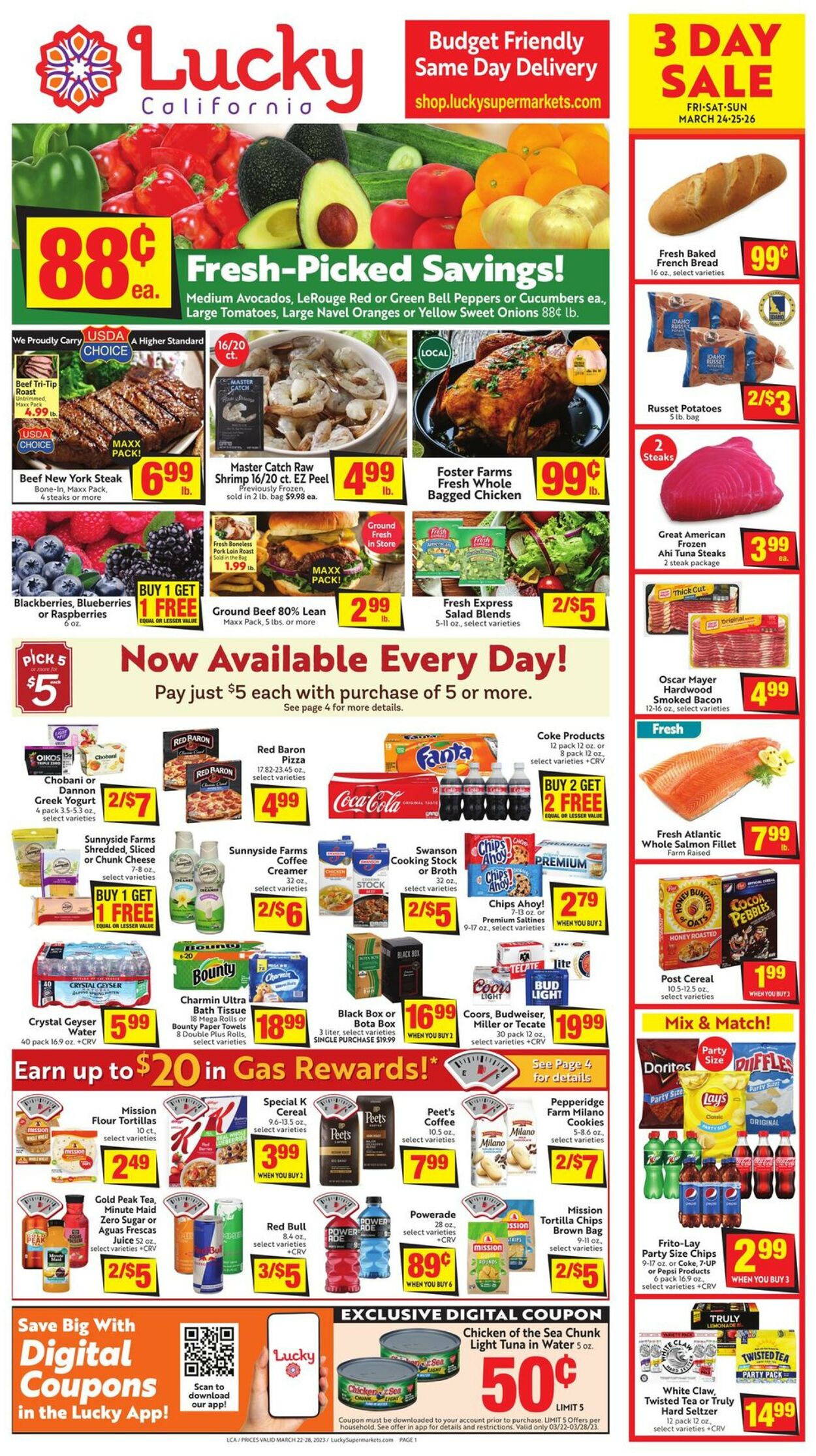 Lucky Supermarkets Weekly Ad Circular - valid 03/22-03/28/2023