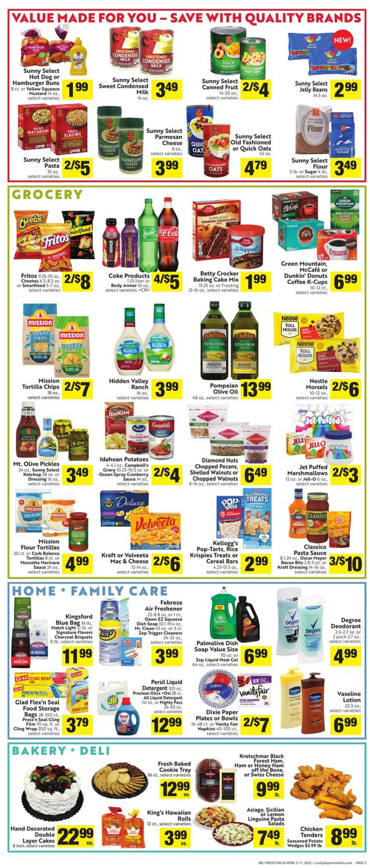 Lucky Supermarkets Weekly Ad Circular - valid 04/05-04/11/2023 (Page 3)