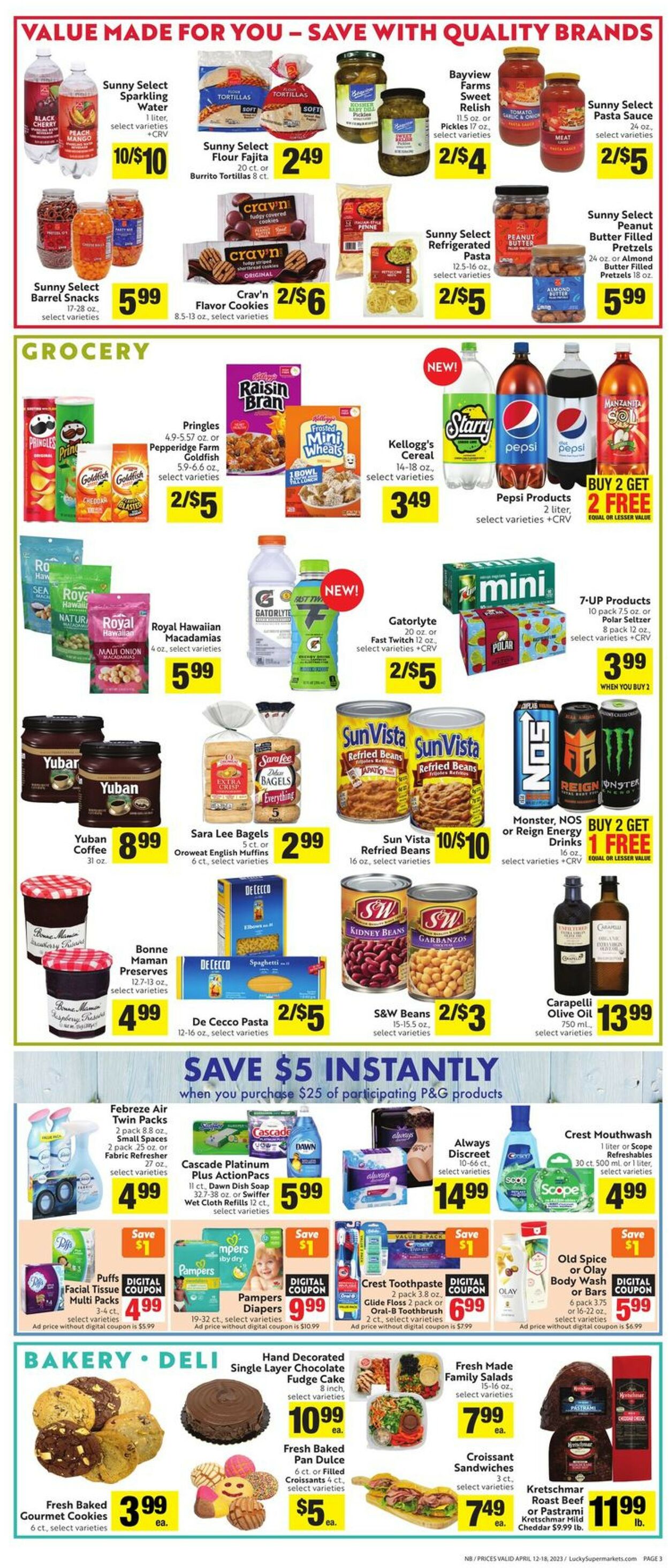 Lucky Supermarkets Weekly Ad Circular - valid 04/12-04/18/2023 (Page 3)