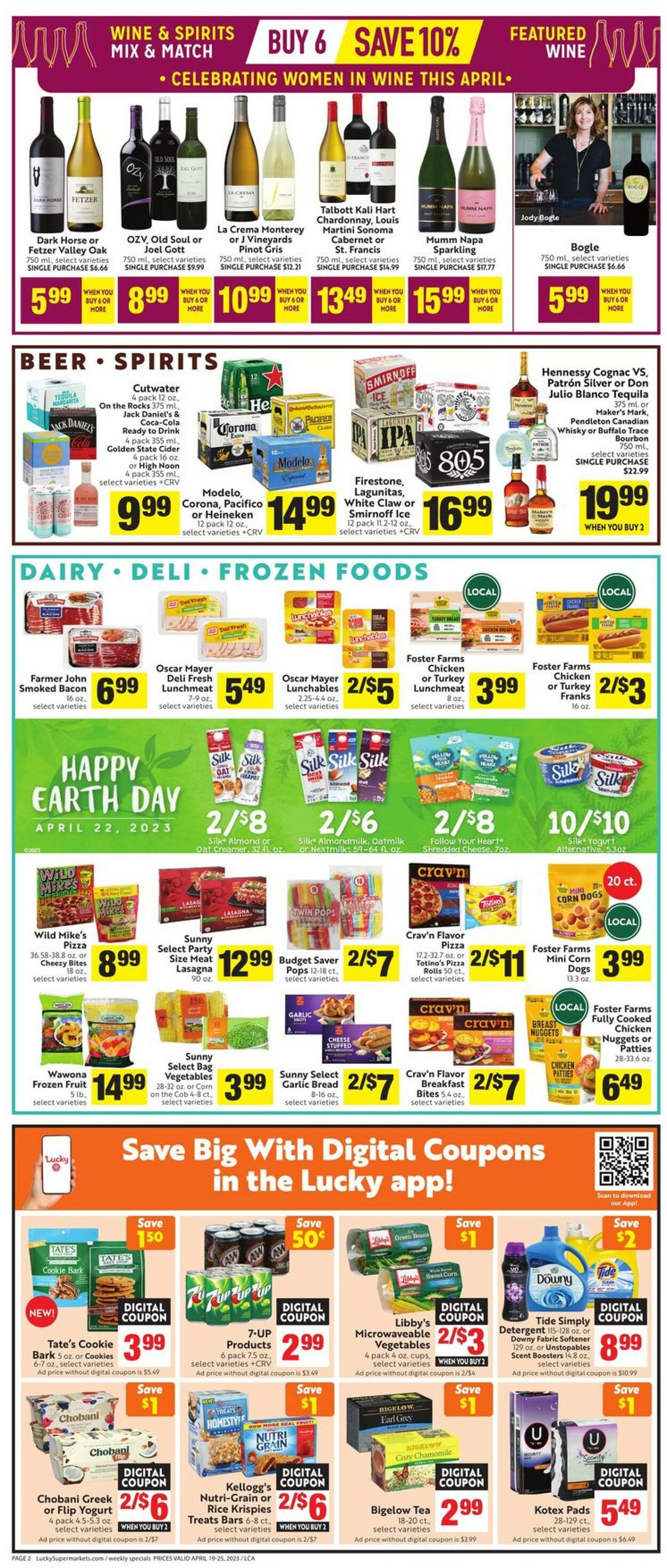 Lucky Supermarkets Weekly Ad Circular - valid 04/19-04/25/2023 (Page 2)