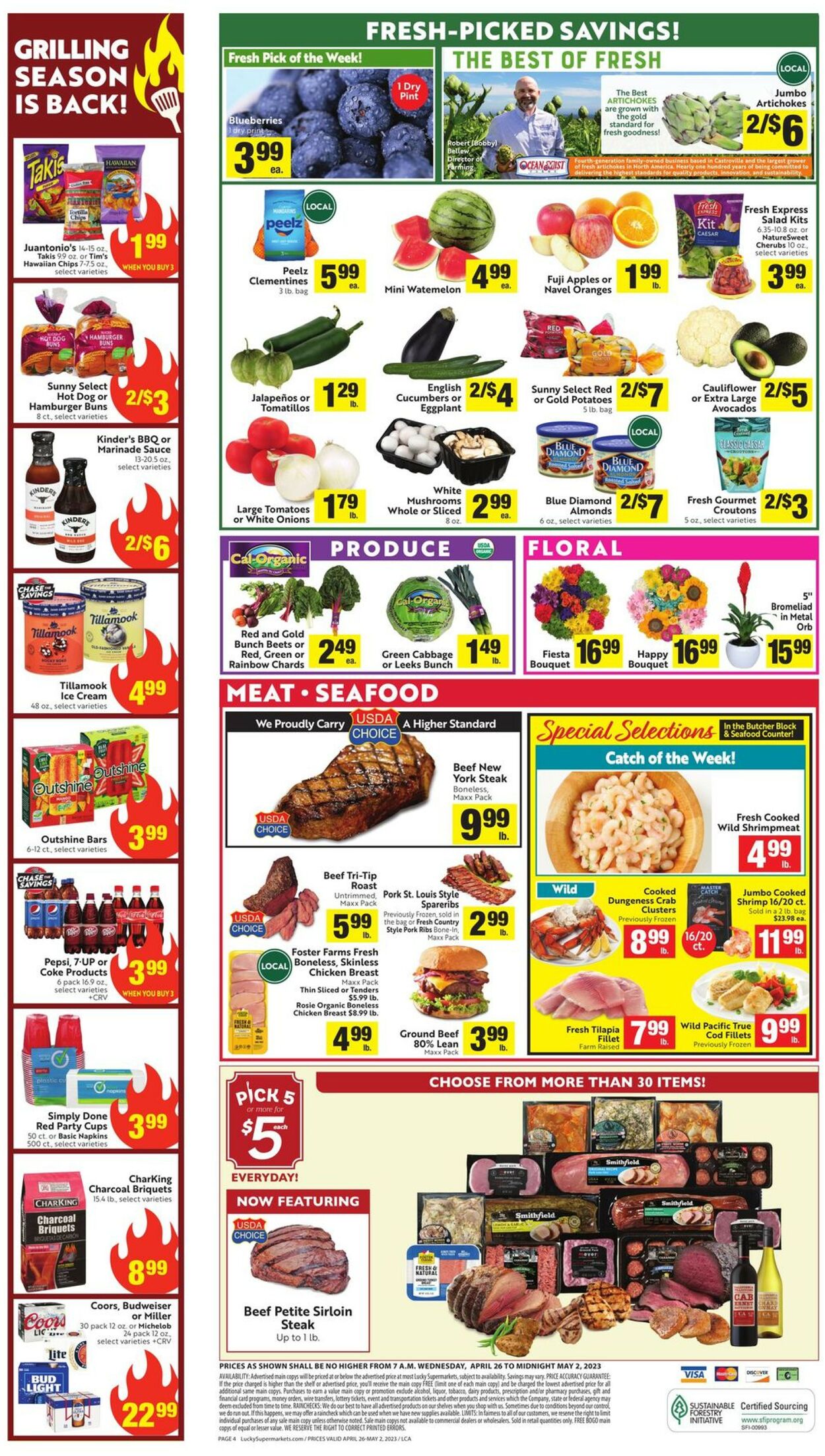 Lucky Supermarkets Weekly Ad Circular - valid 04/26-05/02/2023 (Page 4)