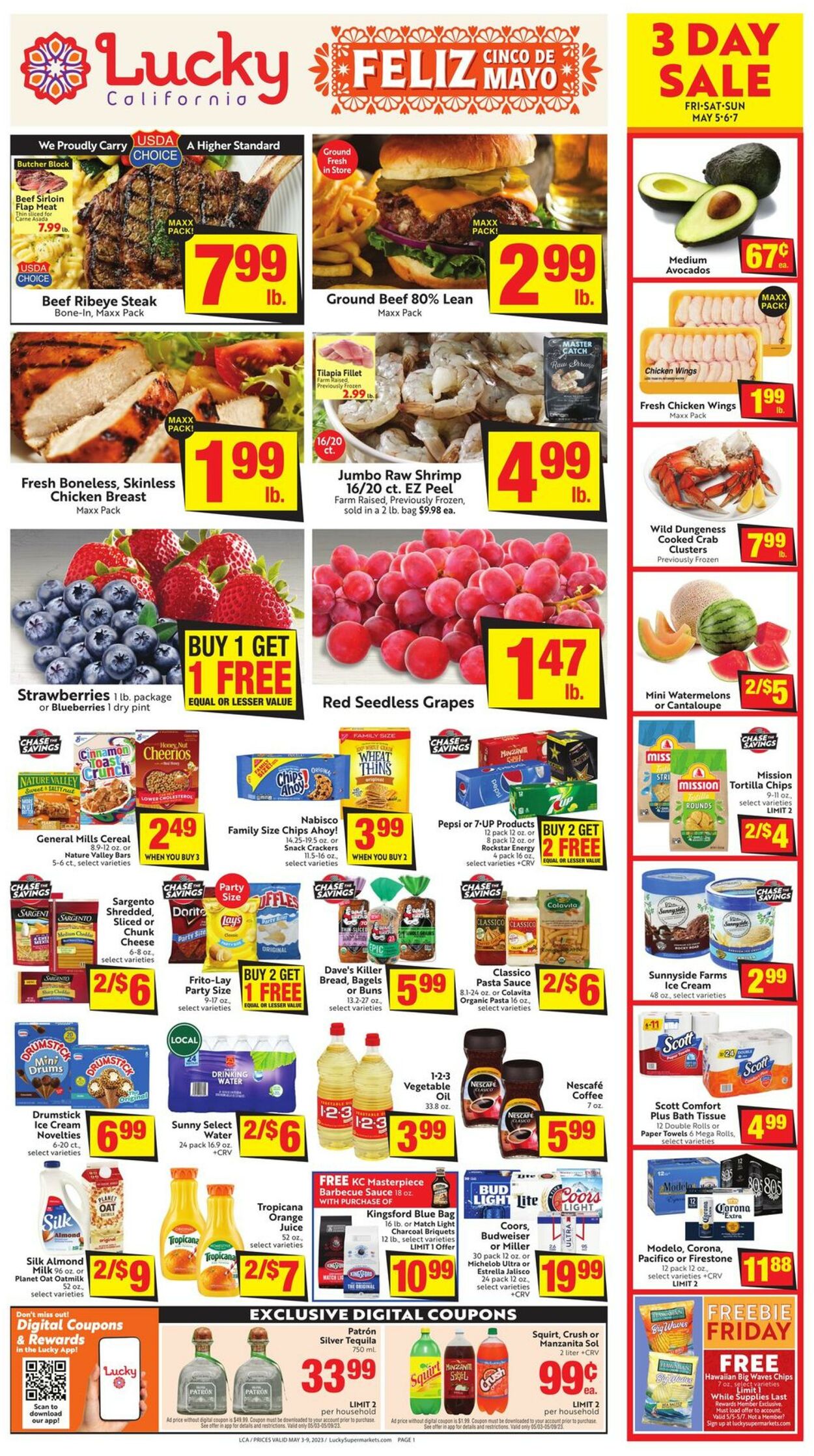 Lucky Supermarkets Weekly Ad Circular - valid 05/03-05/09/2023