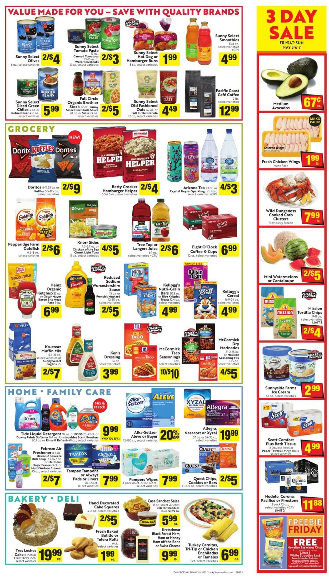 Lucky Supermarkets Weekly Ad Circular - valid 05/03-05/09/2023 (Page 3)