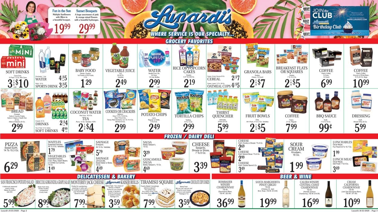 Lunardis Weekly Ad Circular - valid 08/25-08/31/2020 (Page 2)