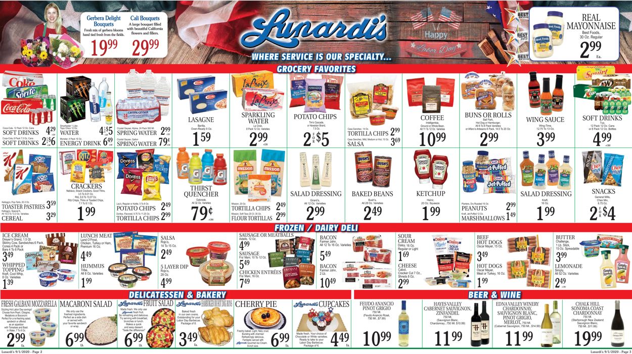 Lunardis Weekly Ad Circular - valid 09/01-09/07/2020 (Page 2)