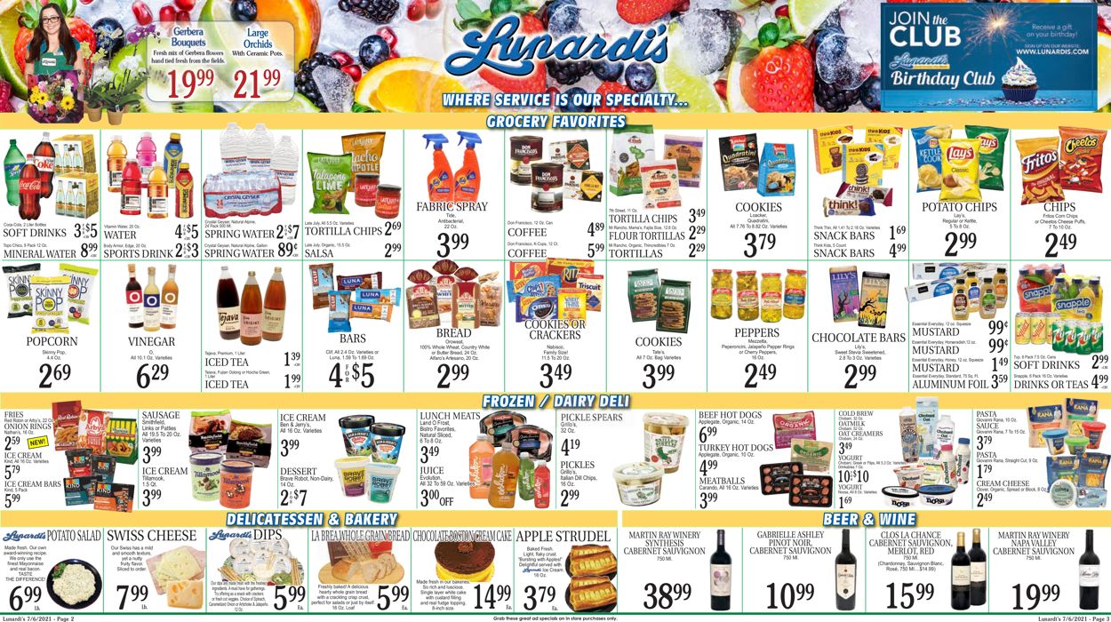 Lunardi's Weekly Ad Circular - valid 07/06-07/12/2021 (Page 2)