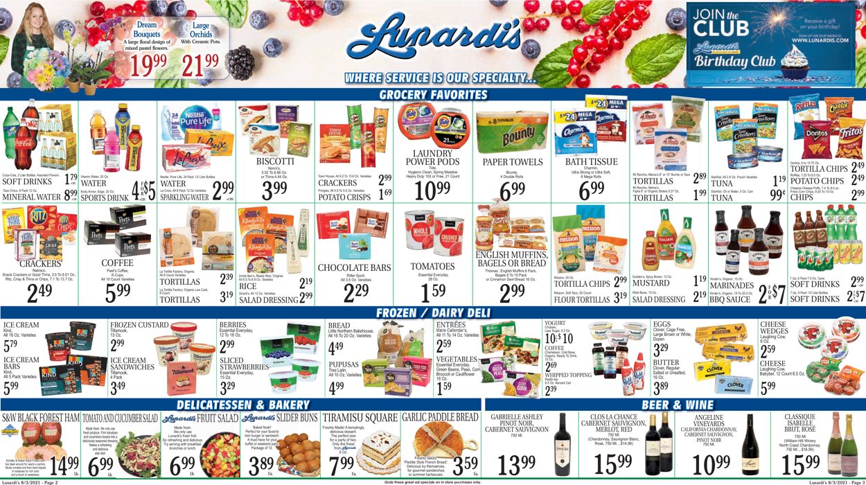 Lunardi's Weekly Ad Circular - valid 08/03-08/09/2021 (Page 2)