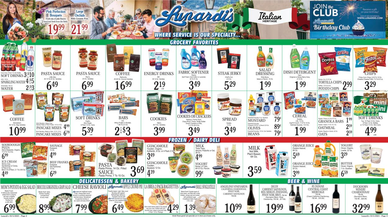 Lunardi's Weekly Ad Circular - valid 10/05-10/11/2021 (Page 2)