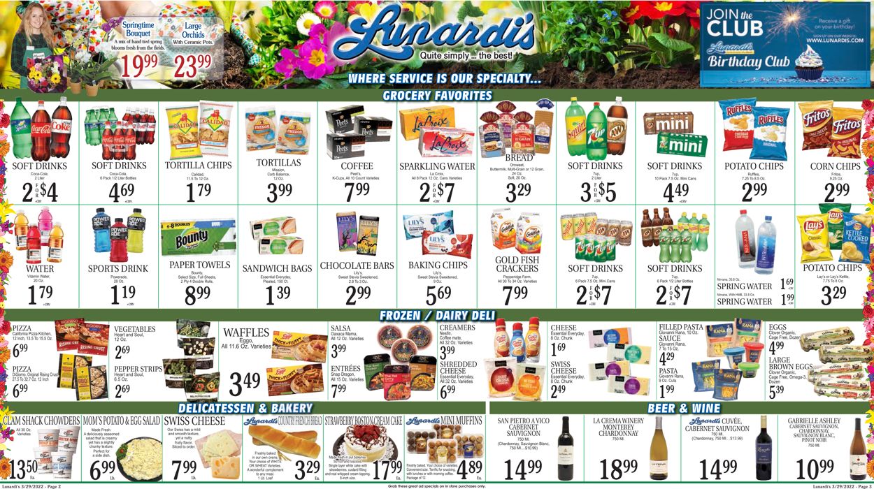 Lunardi's Weekly Ad Circular - valid 03/29-04/04/2022 (Page 2)
