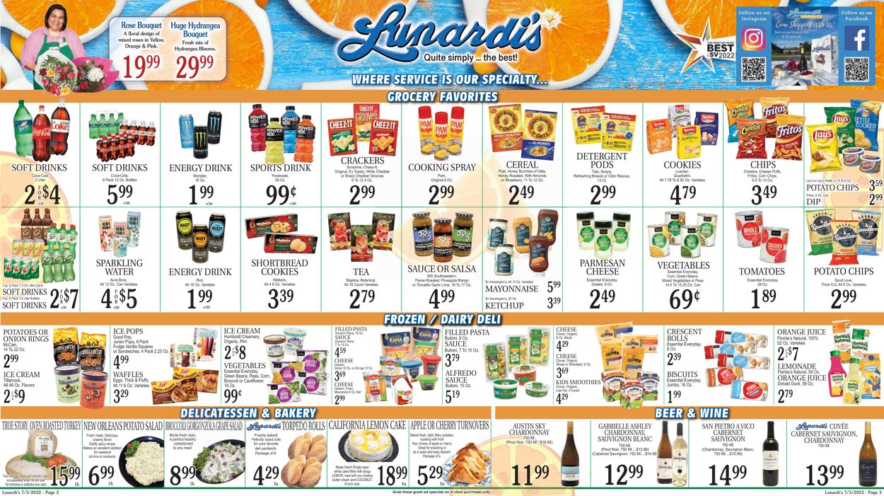 Lunardi's Weekly Ad Circular - valid 07/05-07/11/2022 (Page 2)
