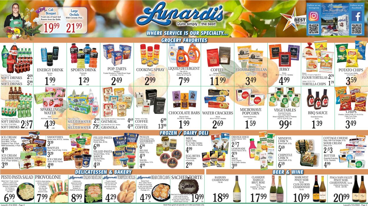 Lunardi's Weekly Ad Circular - valid 09/06-09/12/2022 (Page 2)