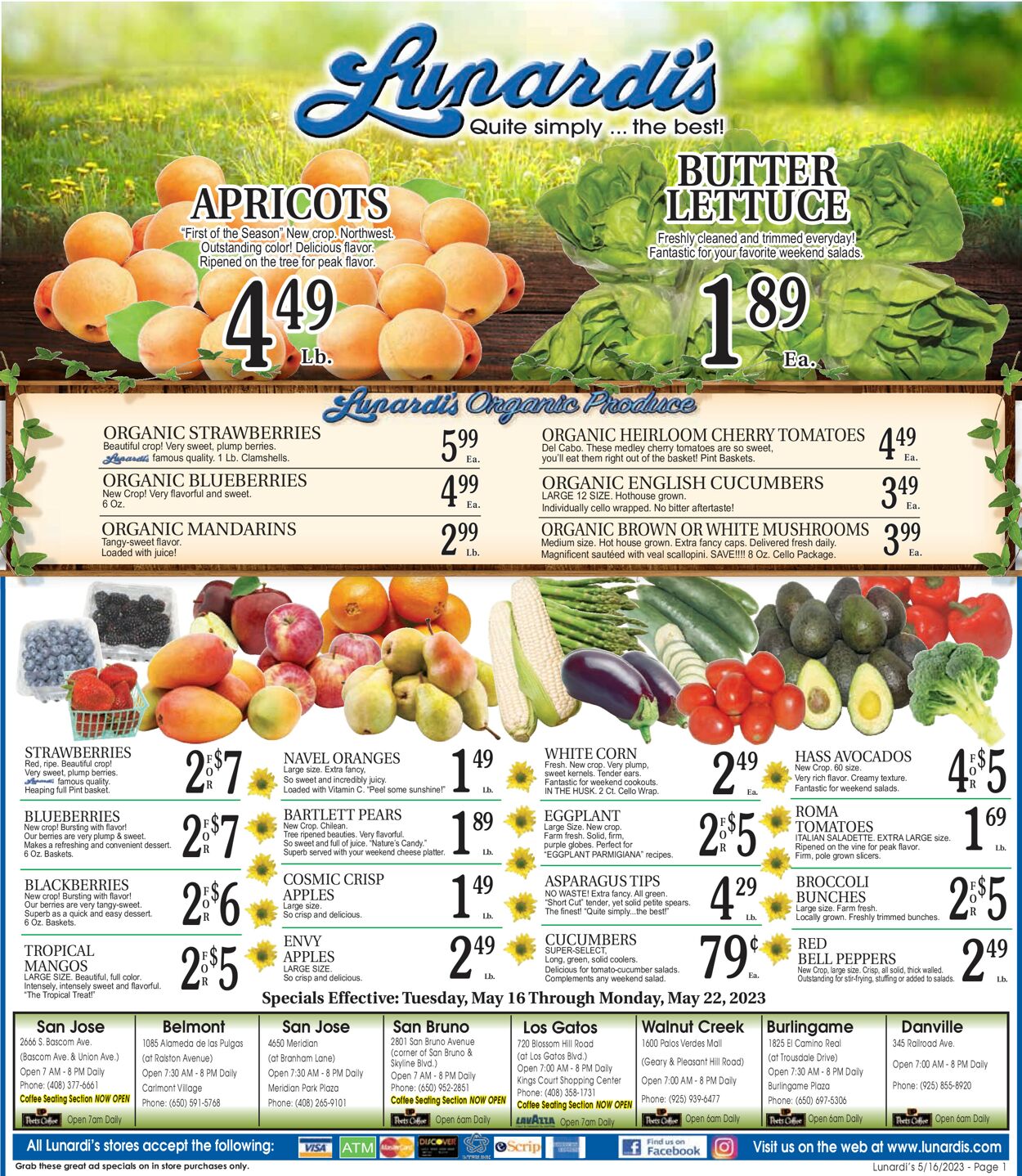 Lunardi's Weekly Ad Circular - valid 05/16-05/22/2023