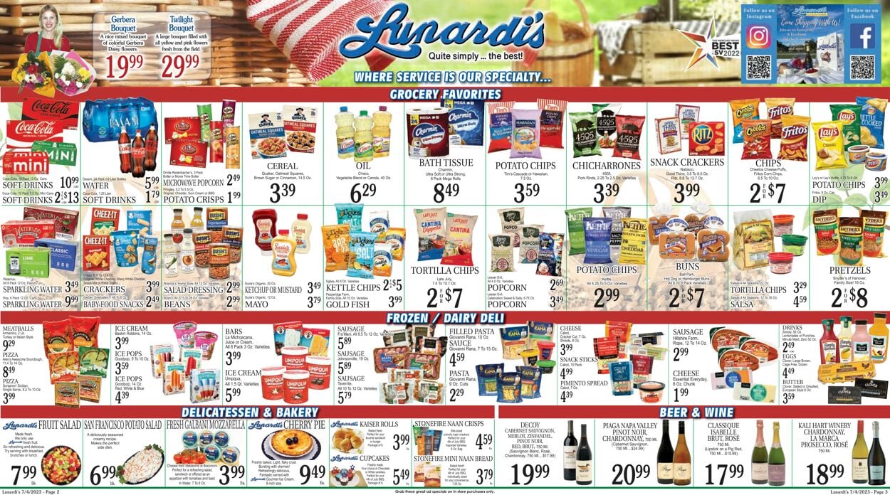 Lunardi's Weekly Ad Circular - valid 07/04-07/11/2023 (Page 2)