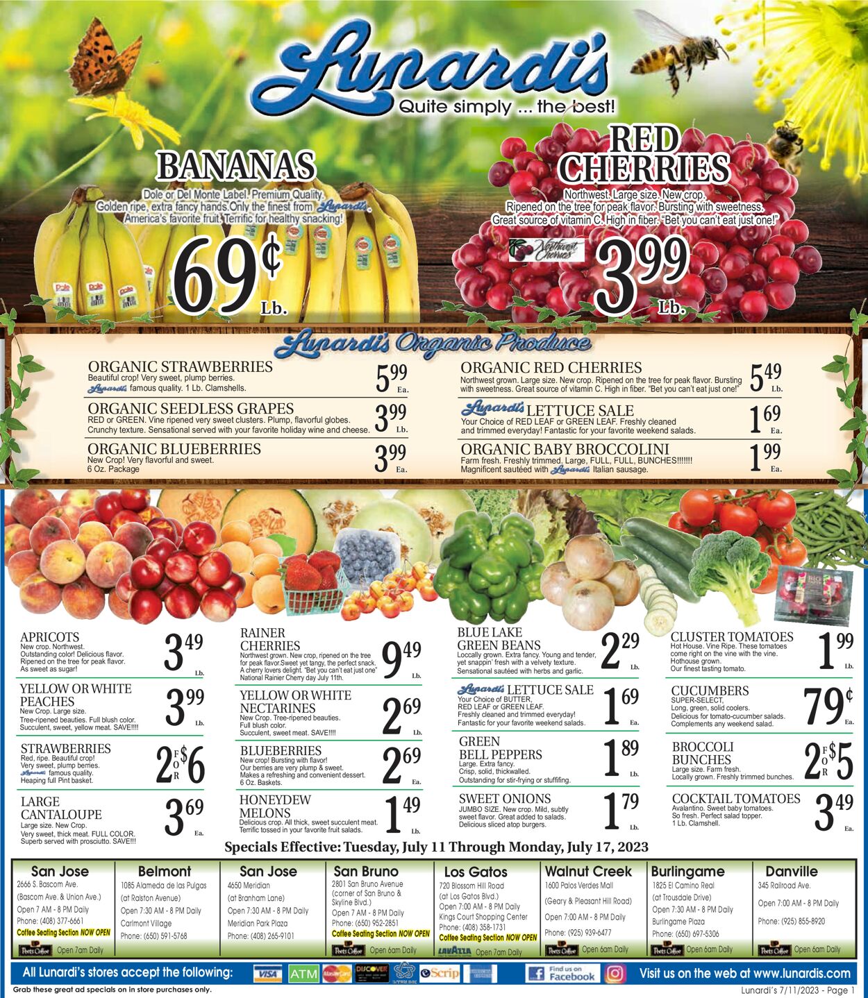 Lunardi's Weekly Ad Circular - valid 07/11-07/18/2023