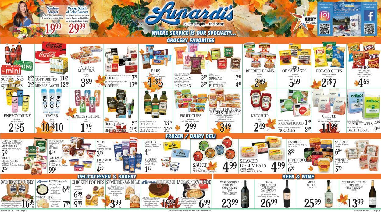 Lunardi's Weekly Ad Circular - valid 09/19-09/26/2023 (Page 2)