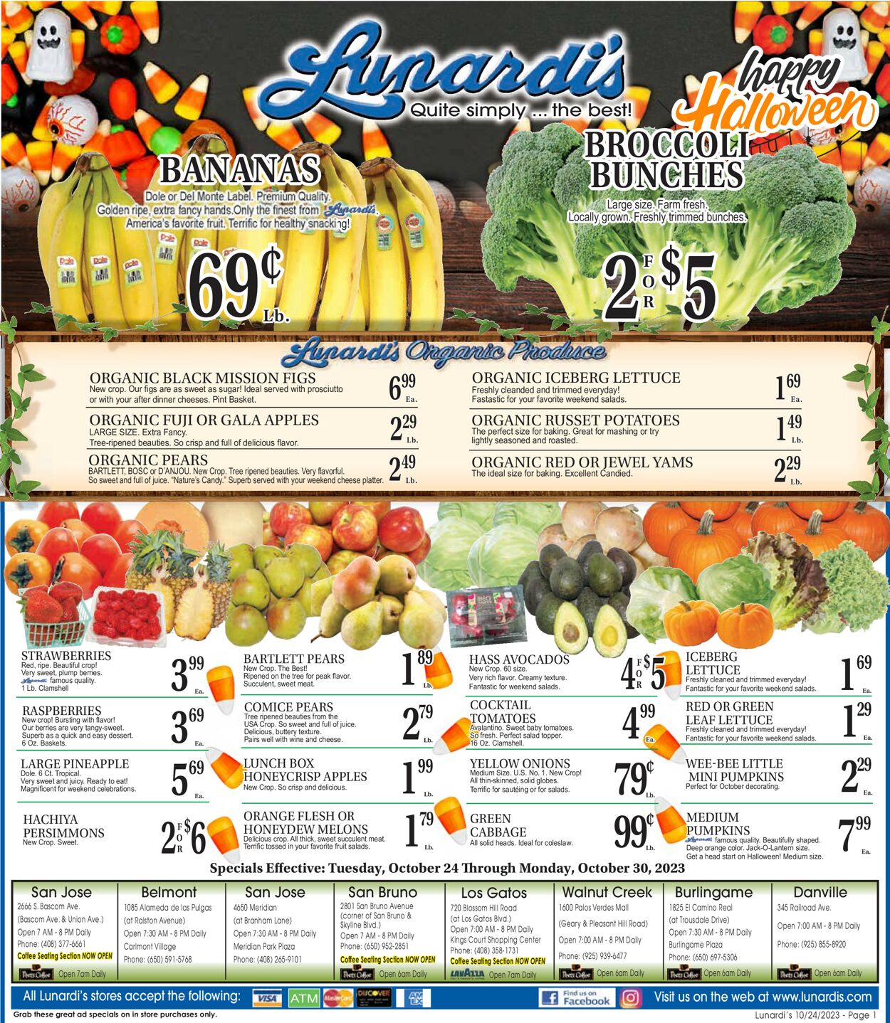 Lunardi's Weekly Ad Circular - valid 10/24-10/31/2023