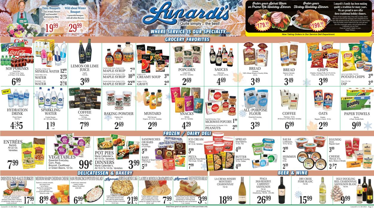 Lunardi's Weekly Ad Circular - valid 11/28-12/05/2023 (Page 2)