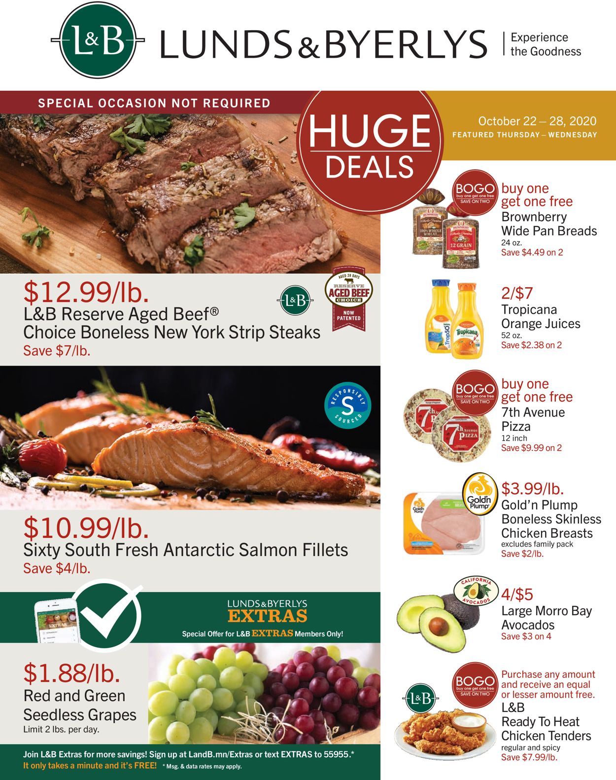 Lunds & Byerlys Weekly Ad Circular - valid 10/22-10/28/2020