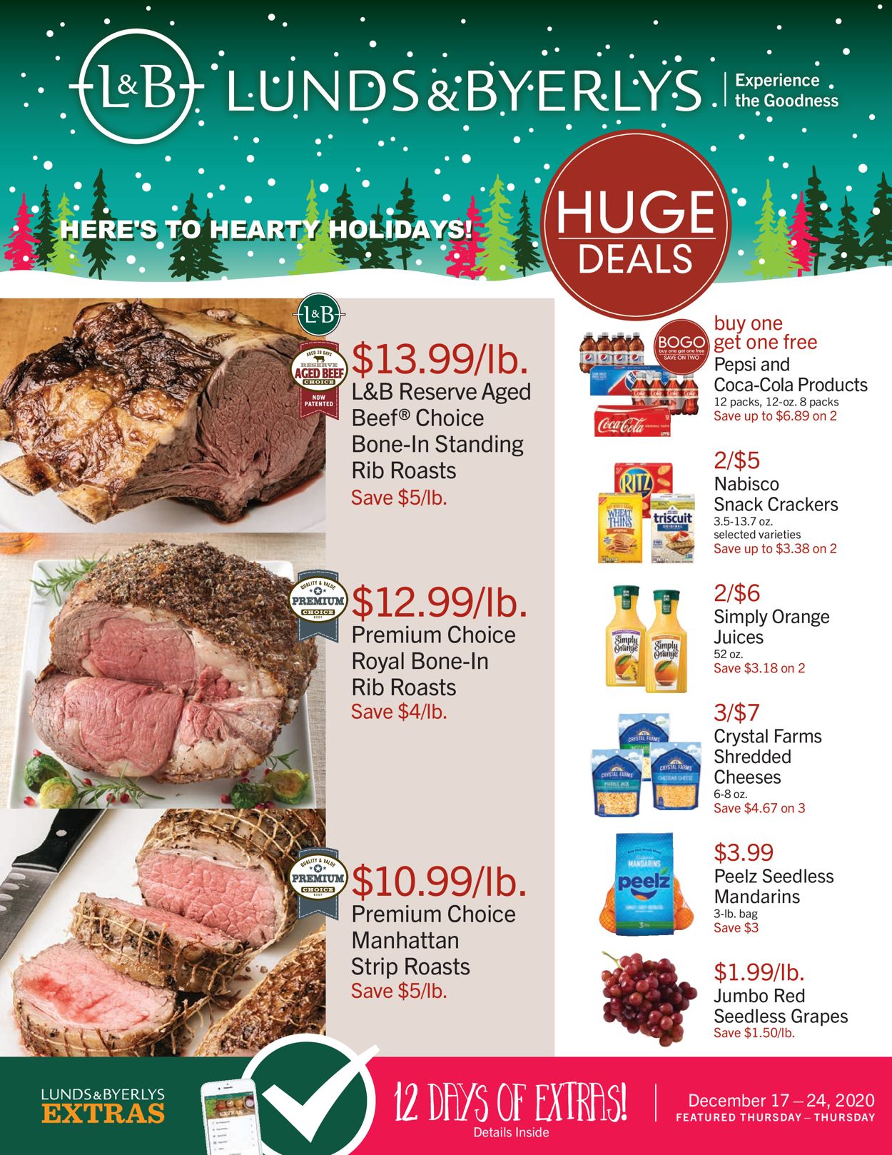 Lunds & Byerlys Huge Deals Weekly Ad Circular - valid 12/17-12/24/2020
