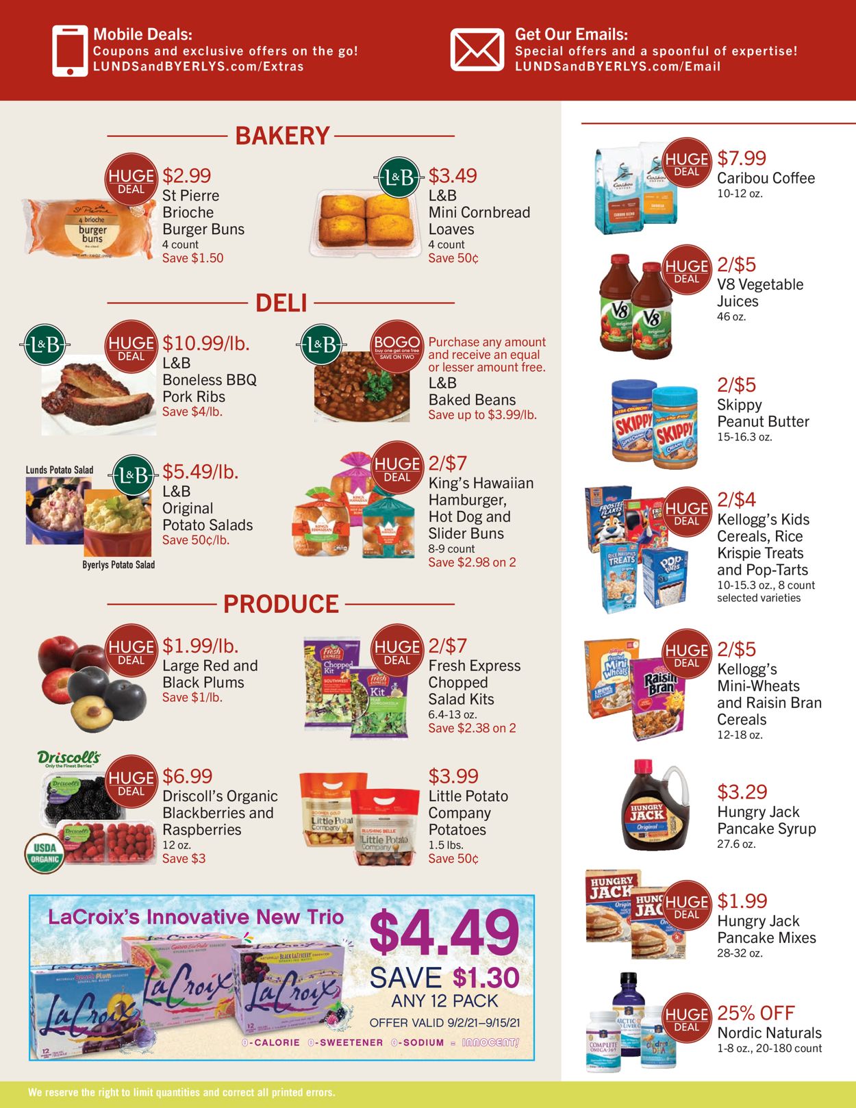 Lunds & Byerlys Weekly Ad Circular - valid 09/02-09/08/2021 (Page 2)