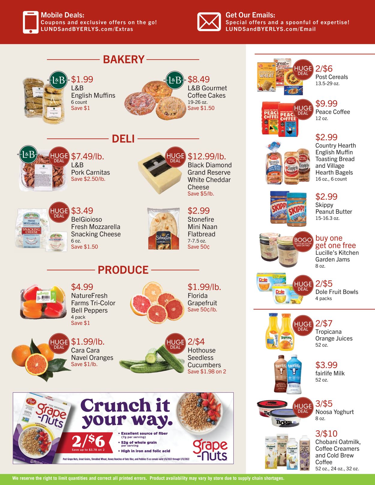 Lunds & Byerlys Weekly Ad Circular - valid 01/06-01/12/2022 (Page 2)