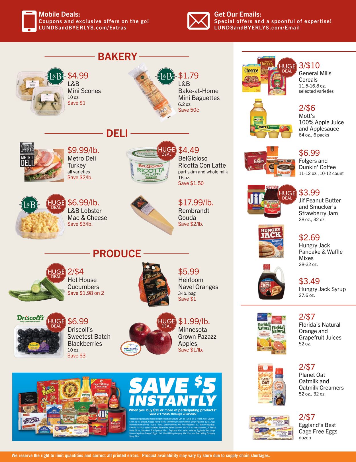Lunds & Byerlys Weekly Ad Circular - valid 02/17-02/23/2022 (Page 2)