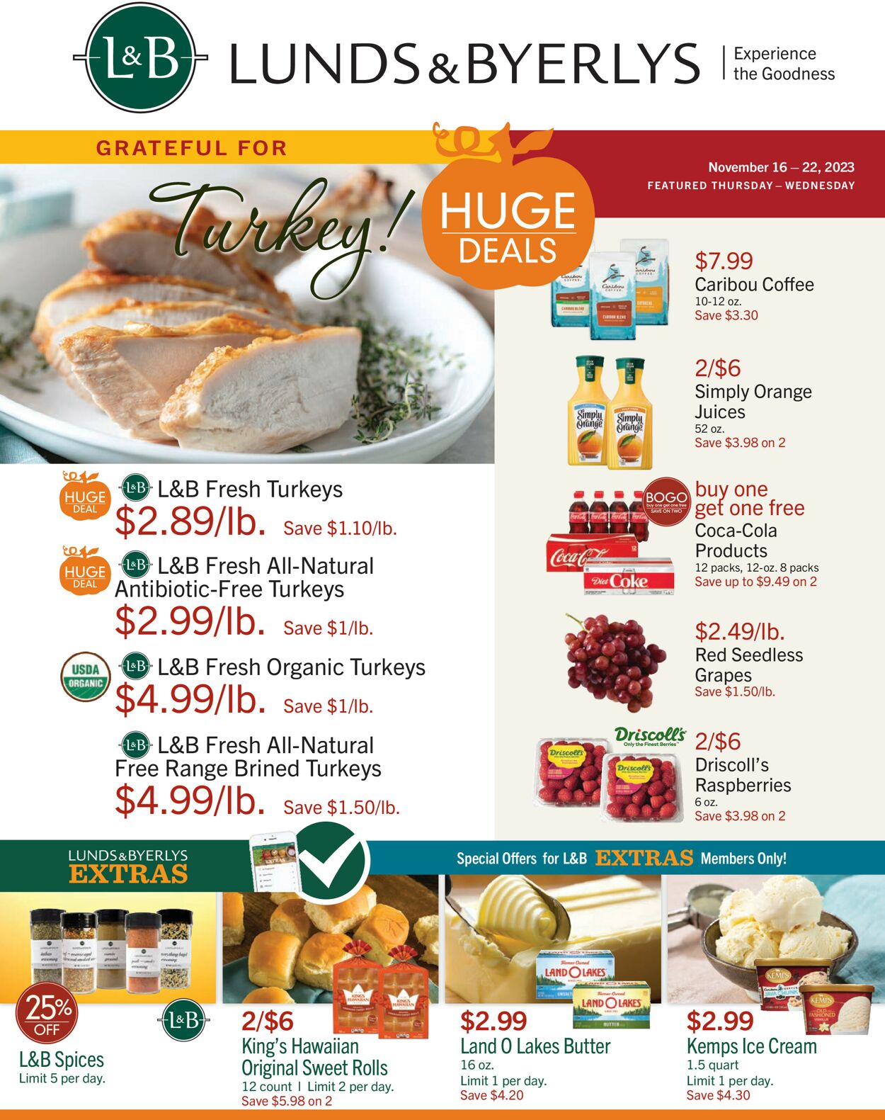 Lunds & Byerlys Weekly Ad Circular - valid 11/16-11/22/2023