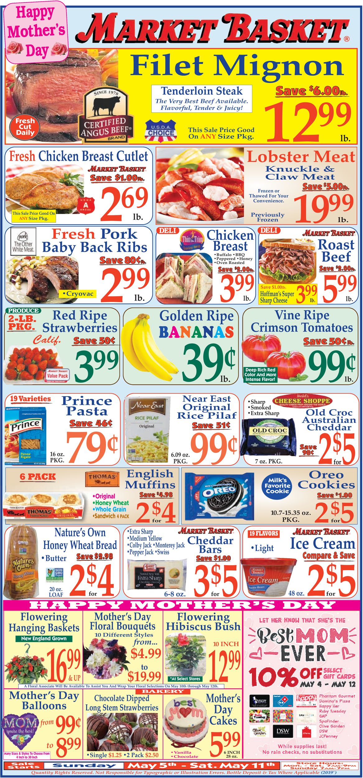 Market Basket Weekly Ad Circular - valid 05/05-05/11/2019