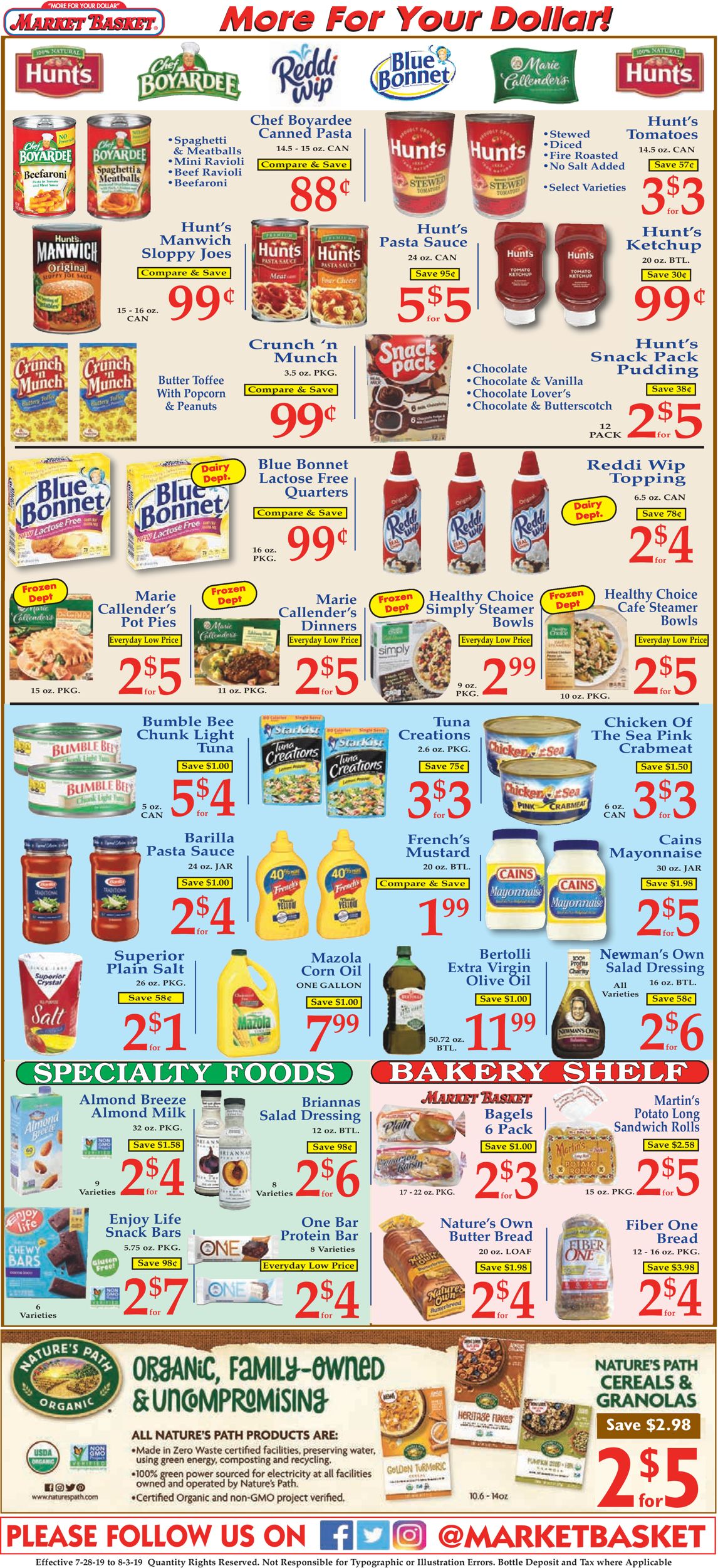 Market Basket Weekly Ad Circular - valid 07/28-08/03/2019 (Page 7)