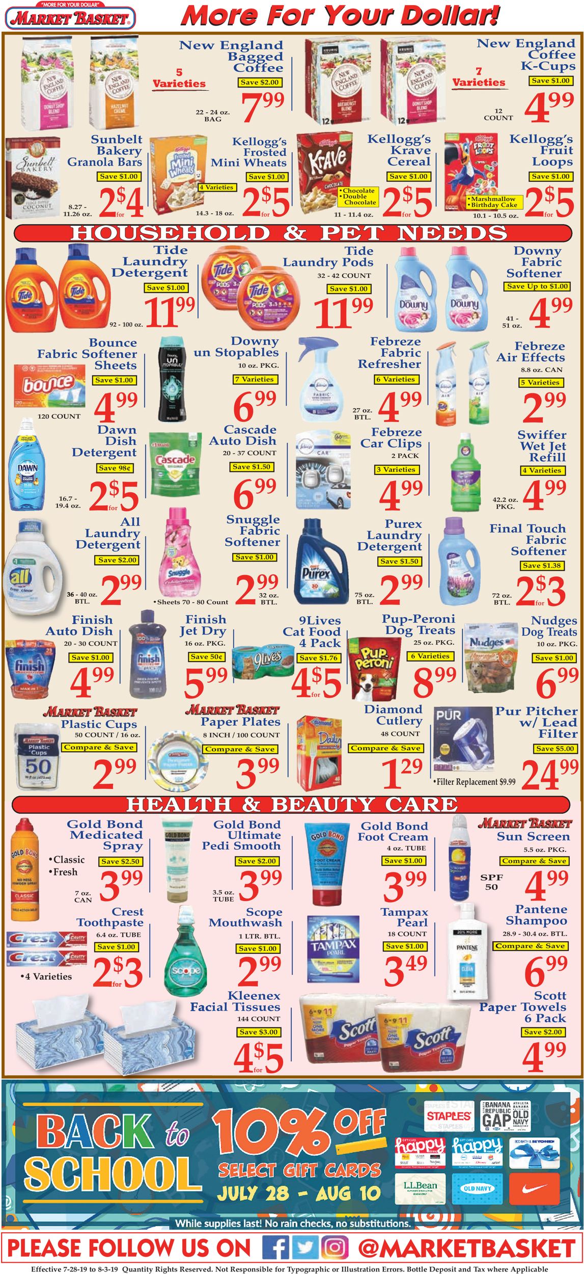 Market Basket Weekly Ad Circular - valid 07/28-08/03/2019 (Page 9)