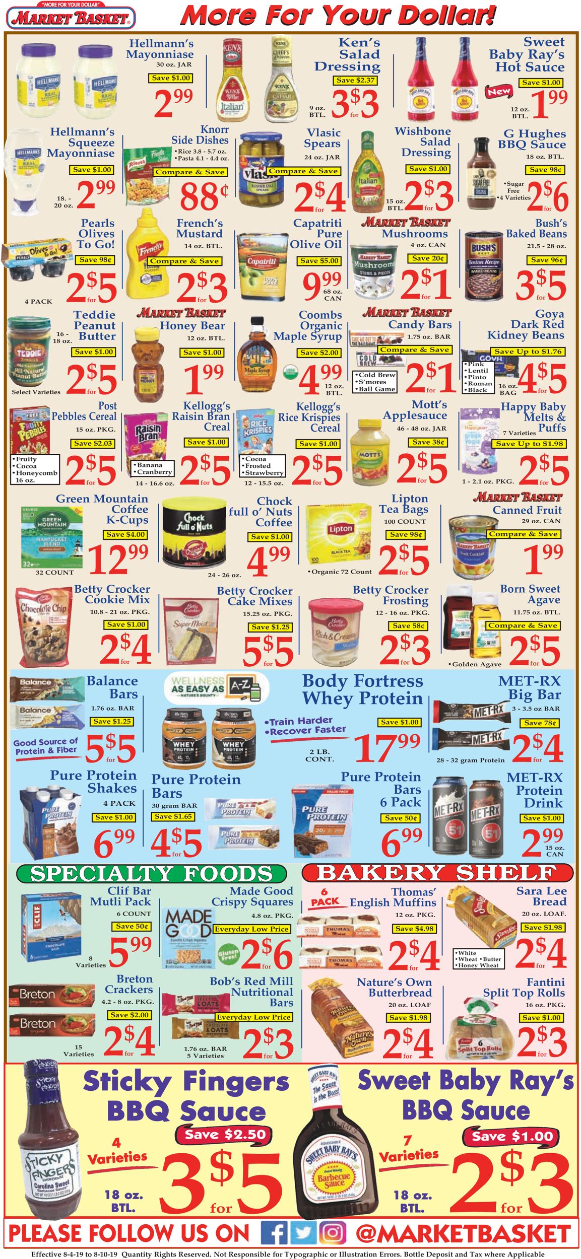 Market Basket Weekly Ad Circular - valid 08/04-08/10/2019 (Page 7)
