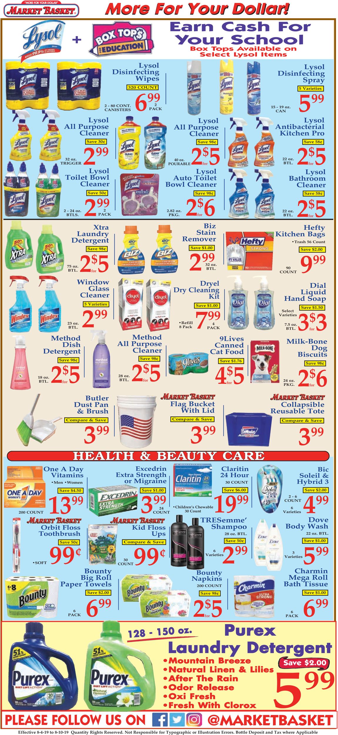 Market Basket Weekly Ad Circular - valid 08/04-08/10/2019 (Page 9)