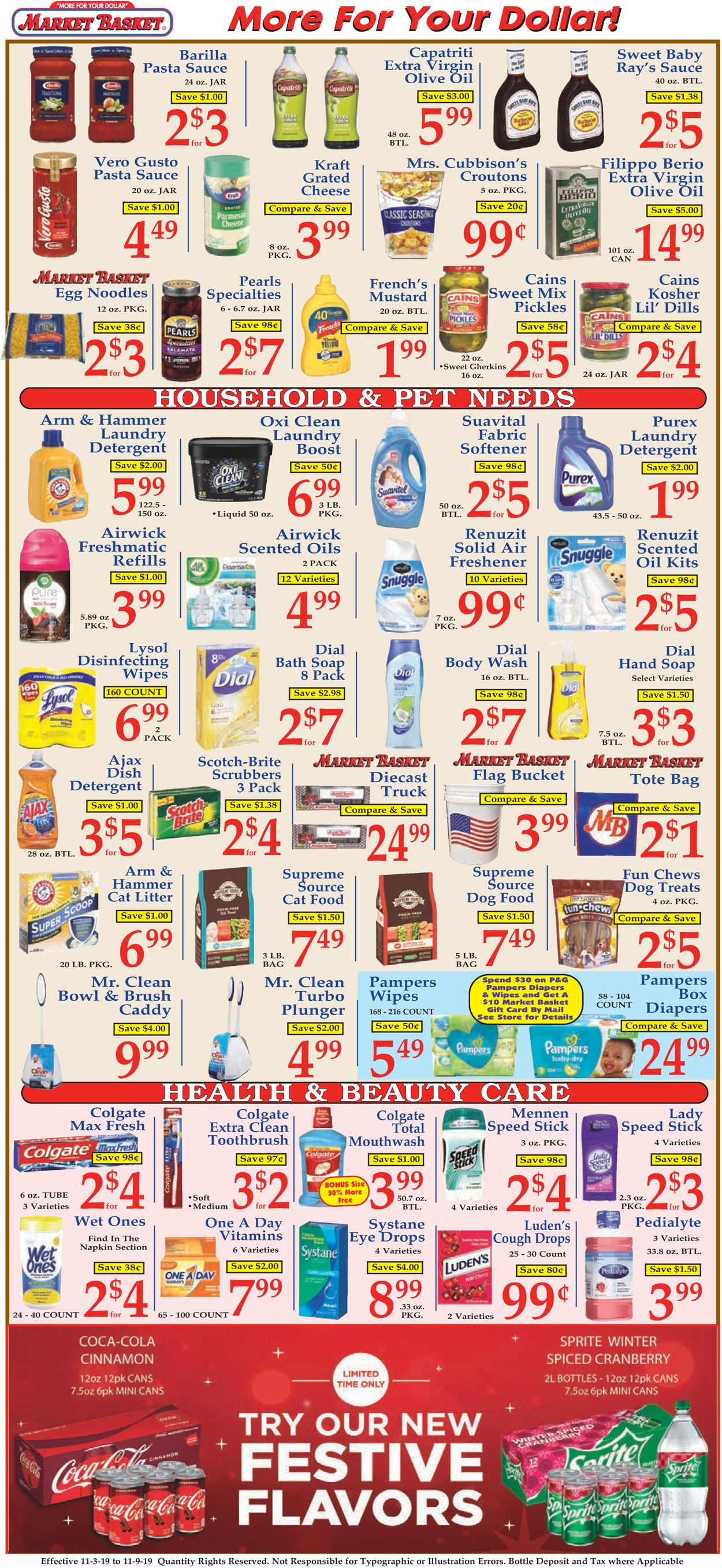 Market Basket Weekly Ad Circular - valid 11/03-11/09/2019 (Page 9)