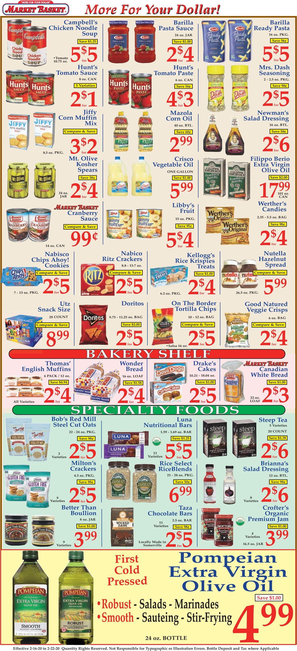 Market Basket Weekly Ad Circular - valid 02/16-02/22/2020 (Page 7)