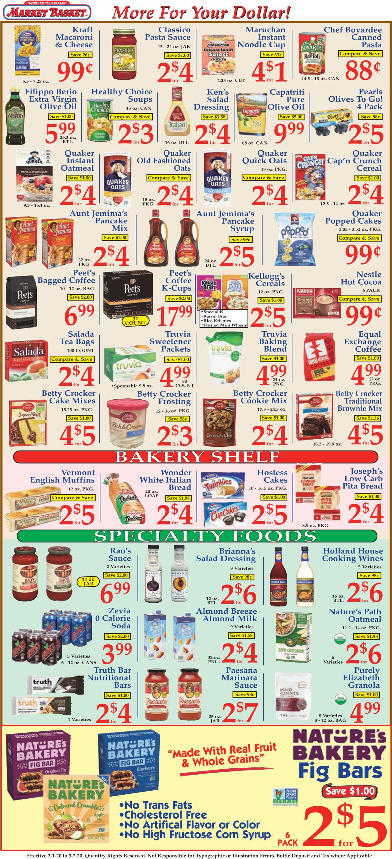 Market Basket Weekly Ad Circular - valid 03/01-03/07/2020 (Page 7)