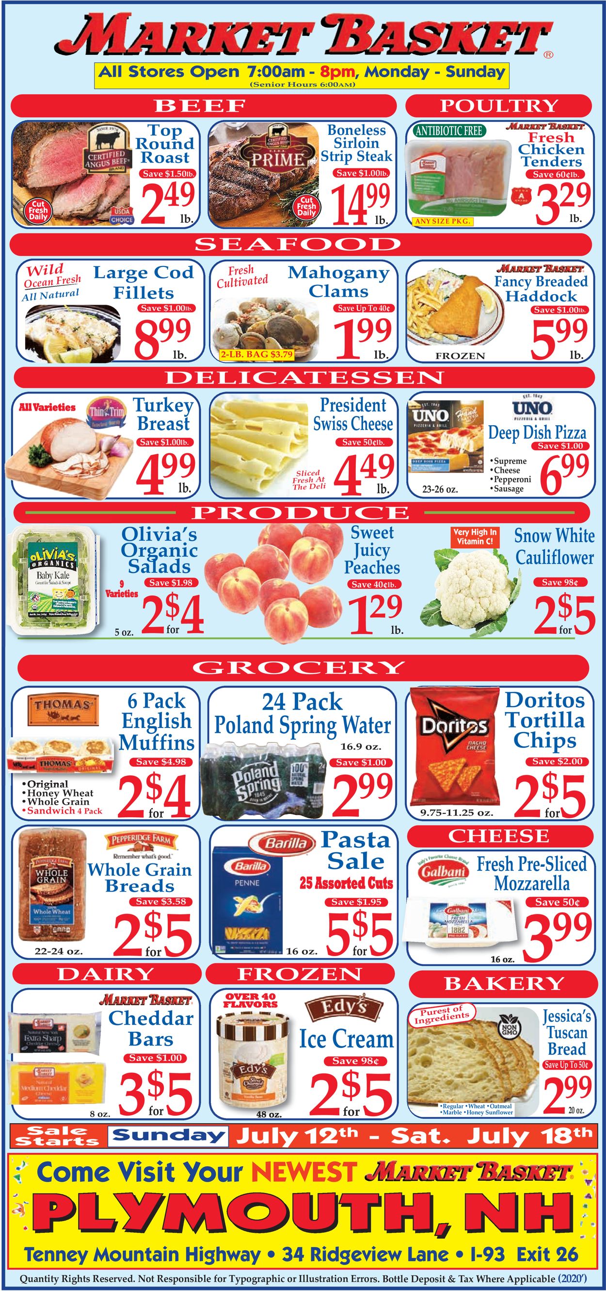 Market Basket Weekly Ad Circular - valid 07/12-07/18/2020