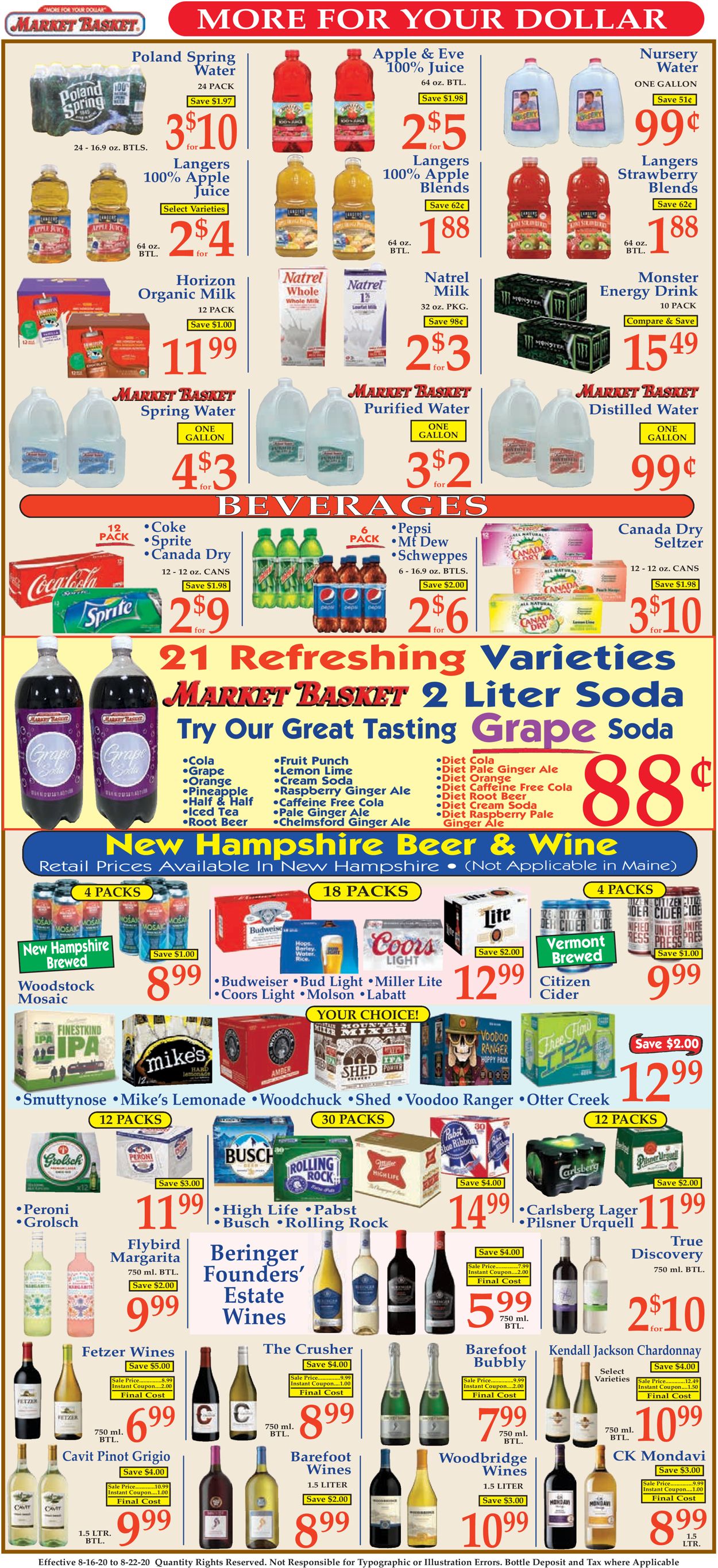 Market Basket Weekly Ad Circular - valid 08/16-08/22/2020 (Page 8)