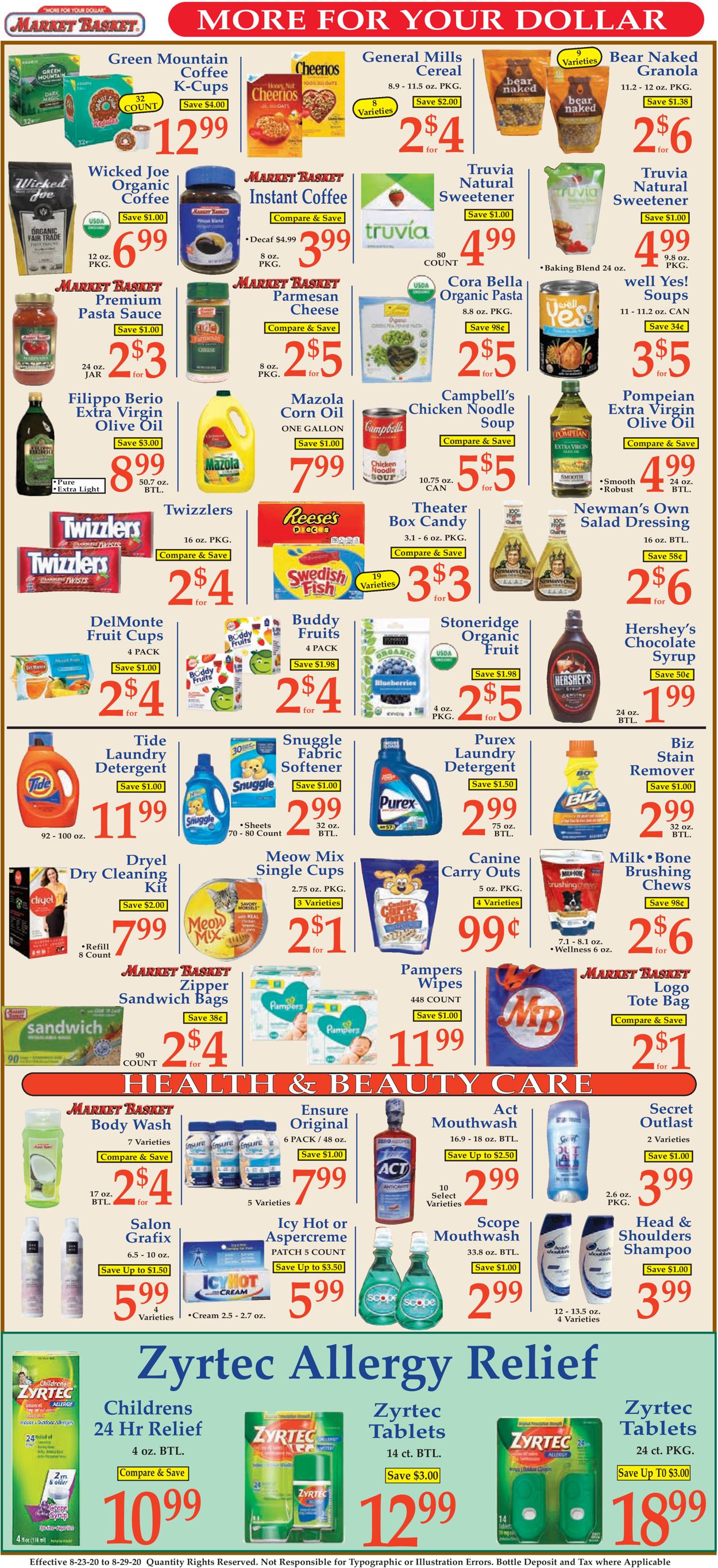 Market Basket Weekly Ad Circular - valid 08/23-08/29/2020 (Page 9)