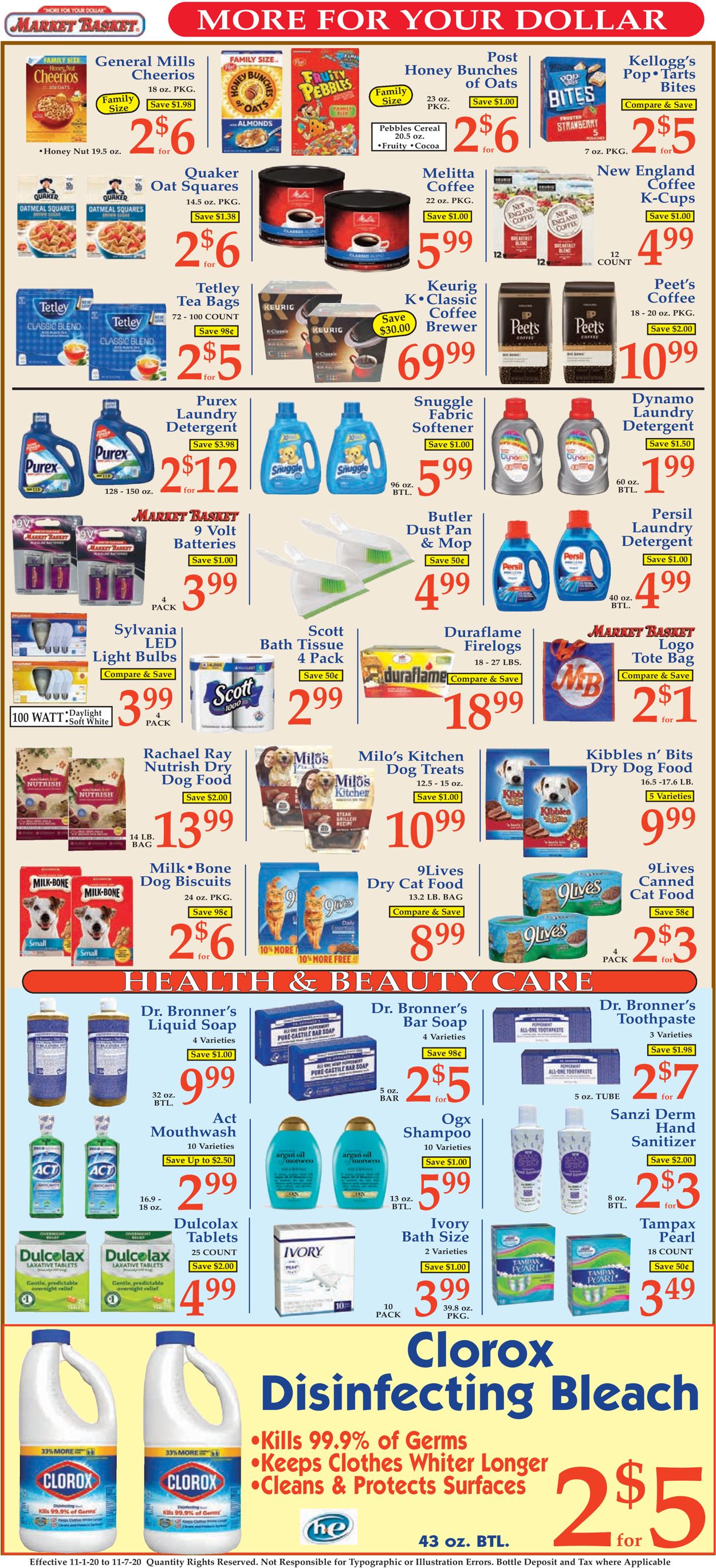Market Basket Weekly Ad Circular - valid 11/01-11/07/2020 (Page 9)