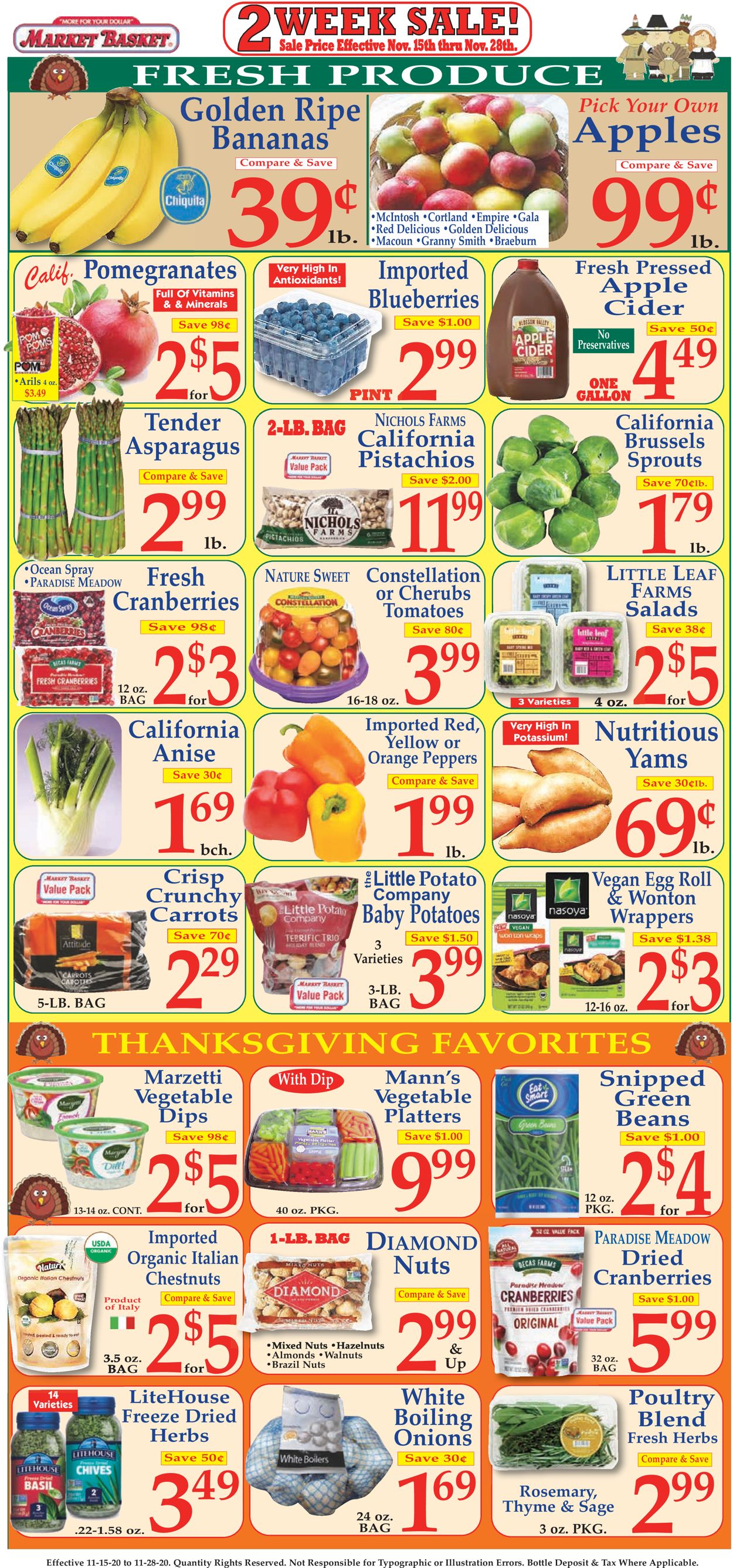 Market Basket Weekly Ad Circular - valid 11/15-11/28/2020 (Page 8)
