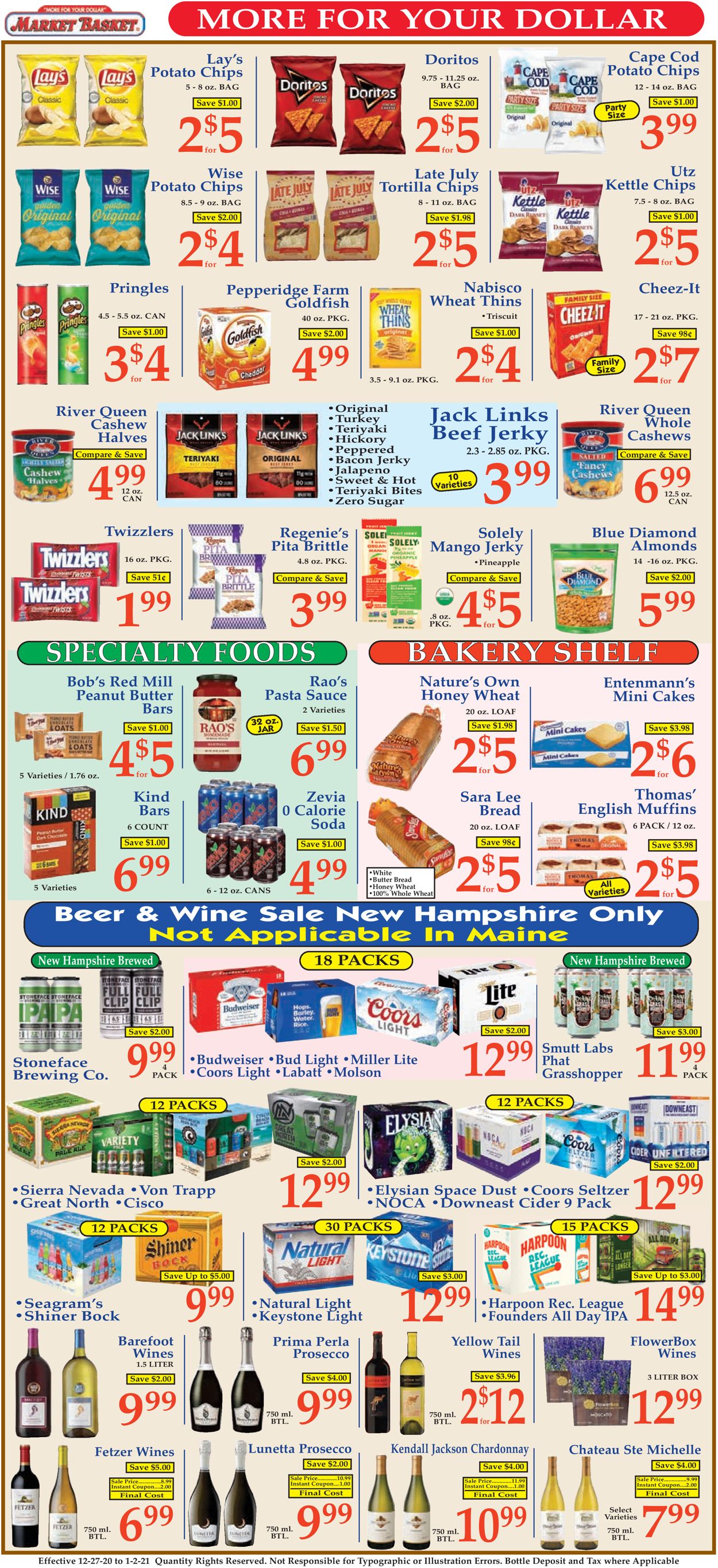 Market Basket Weekly Ad Circular - valid 12/27-01/02/2021 (Page 6)
